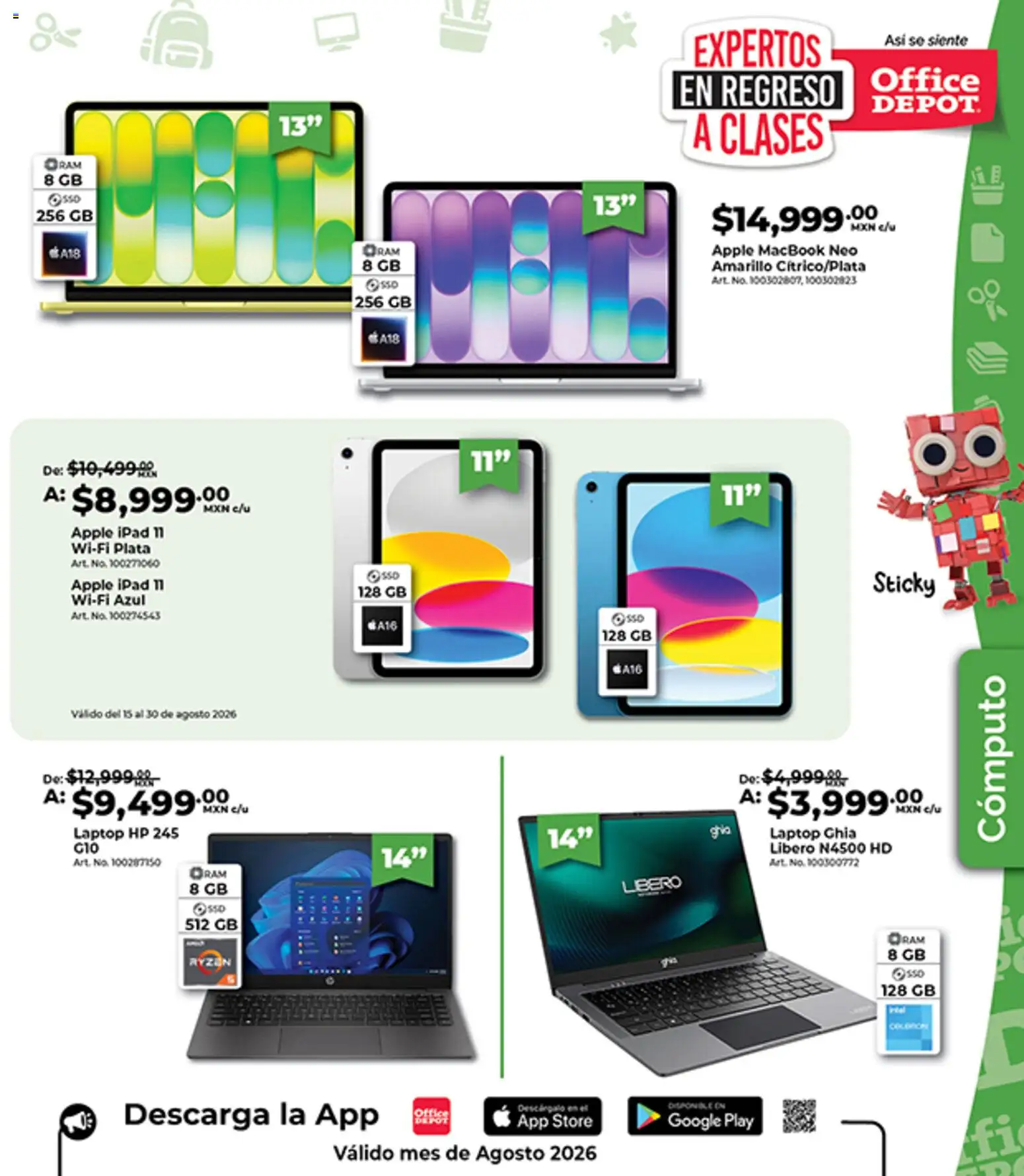 Vista previa las ofertas de la tienda Office Depot - Office Depot catálogo desde el 01/08/2026 