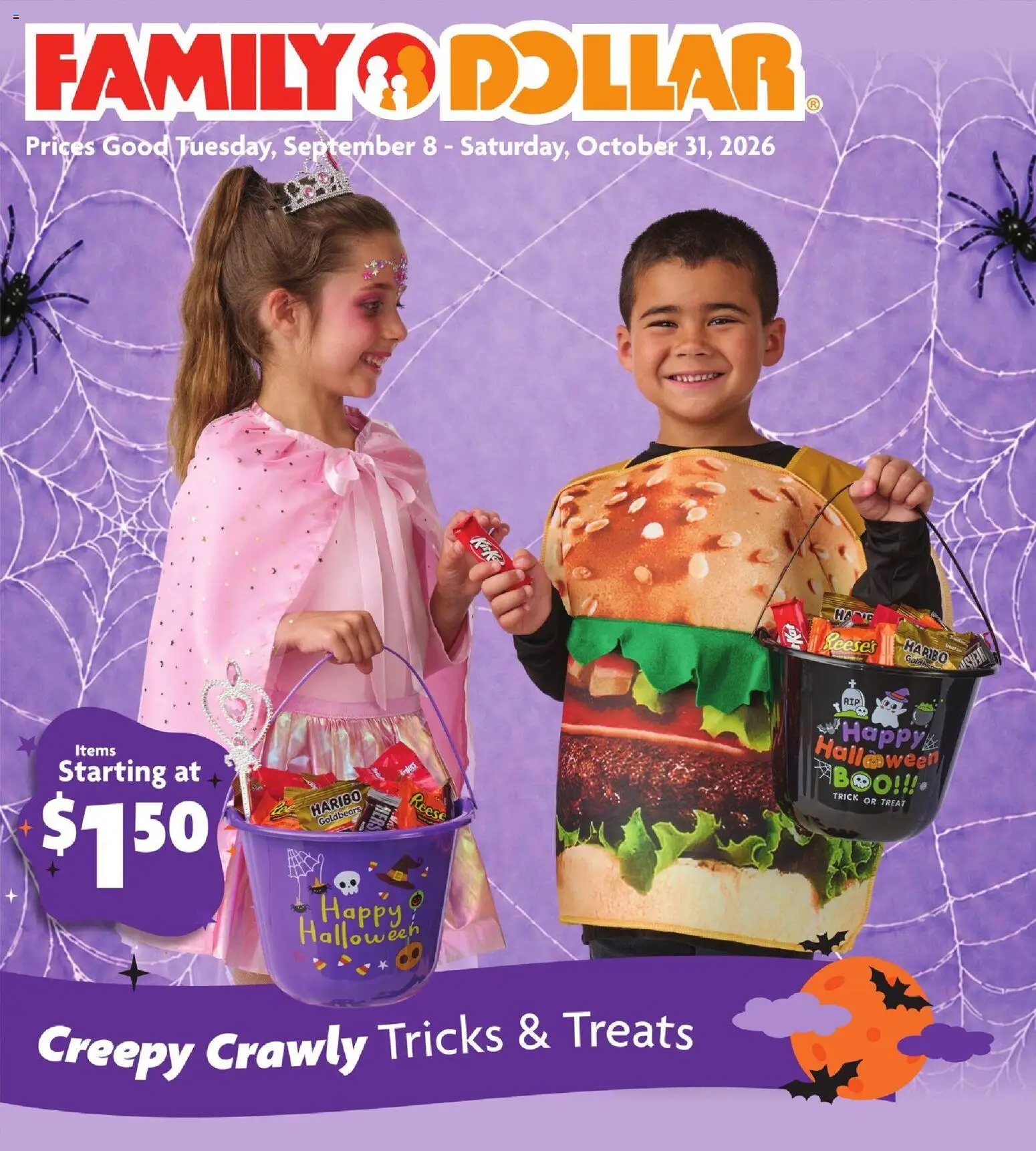 Ad Preview of Family Dollar Family Dollar Halloween Book from 09/08/2026