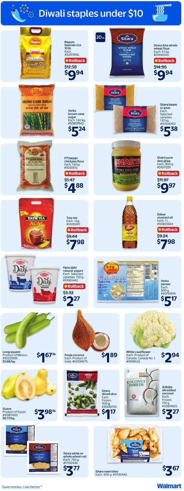 New Walmart flyer from Oct 01