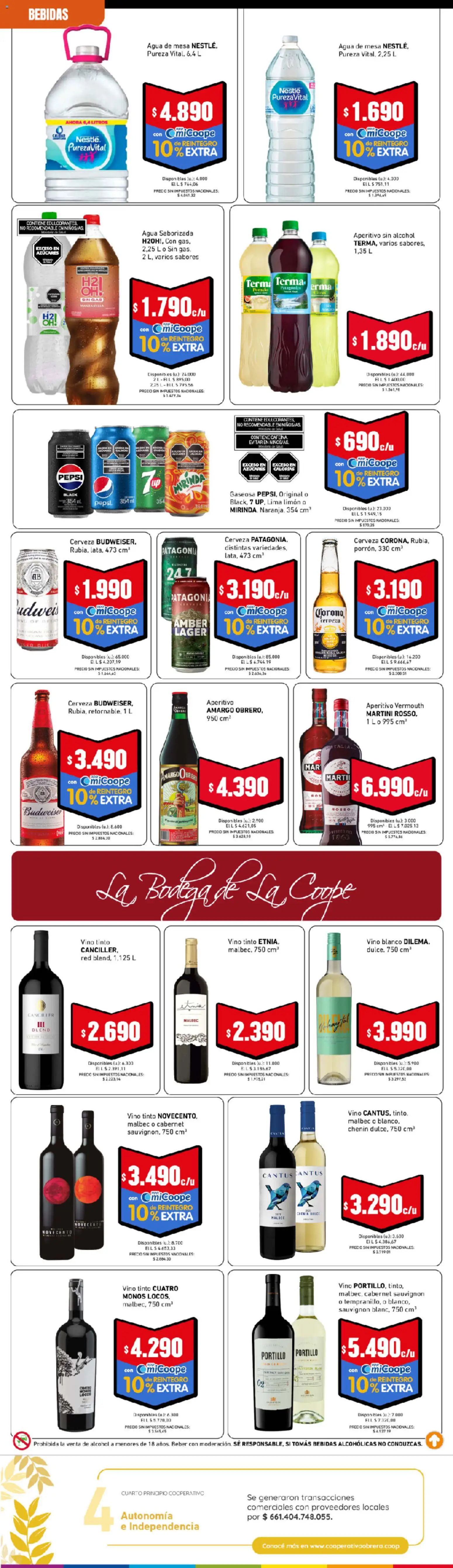 Vista previa del folleto de la tienda Cooperativa Obrera válido desde el 24/09/2026 