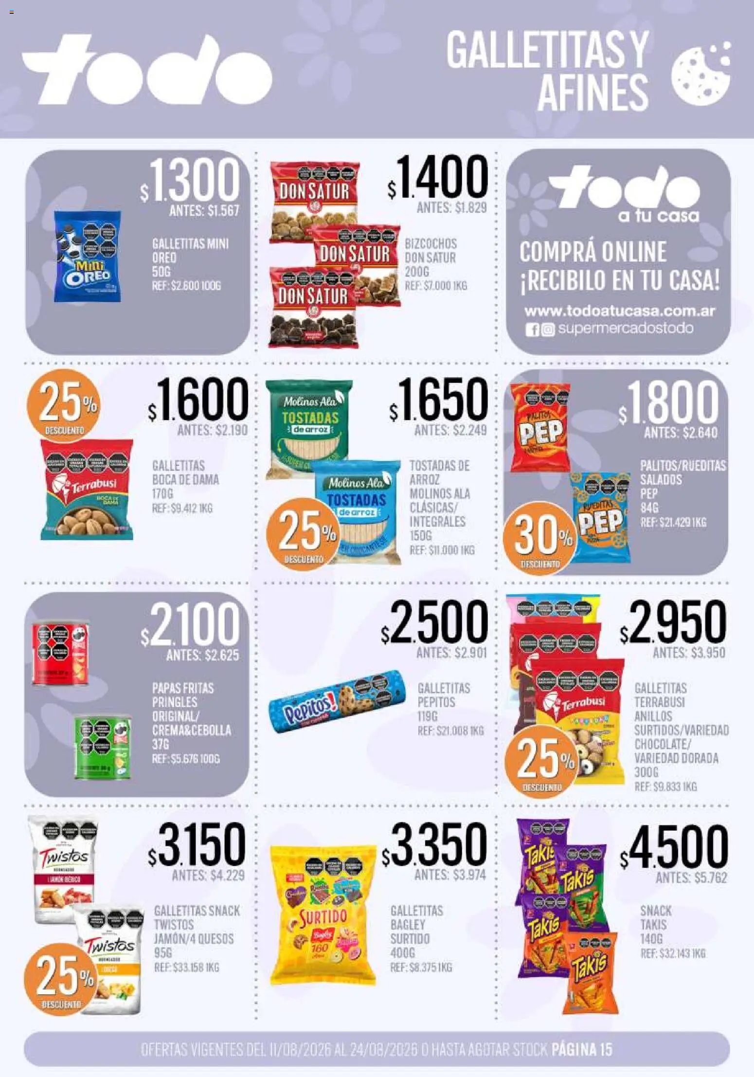 Vista previa del folleto de la tienda Supermercados TODO válido desde el 11/08/2026 