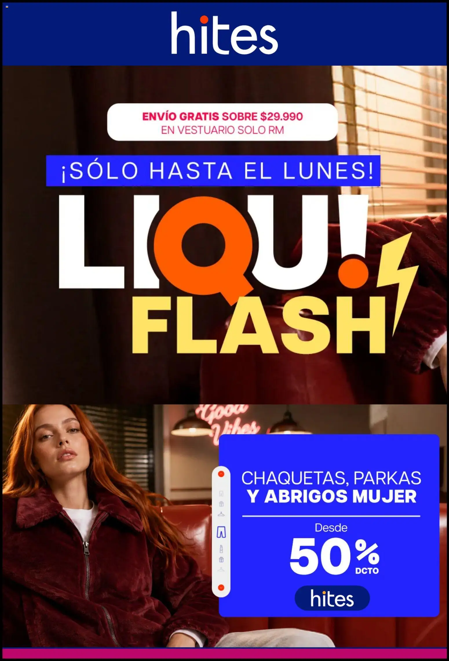 Folleto de la tienda Hites válido desde el 15.07.2026 - Sobre