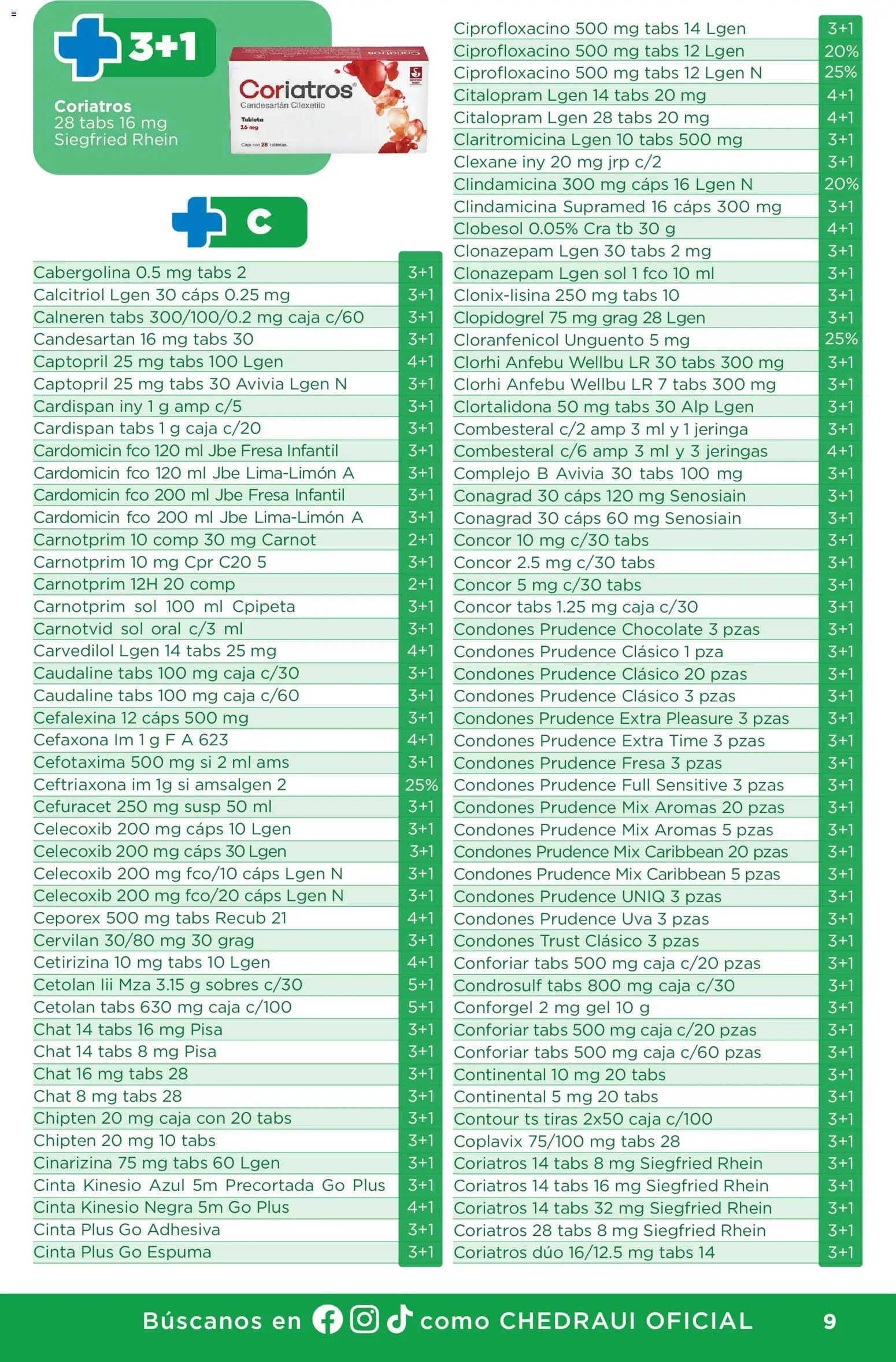 Vista previa las ofertas de la tienda Chedraui - Chedraui folleto Plan de farmacia desde el 01/07/2026 