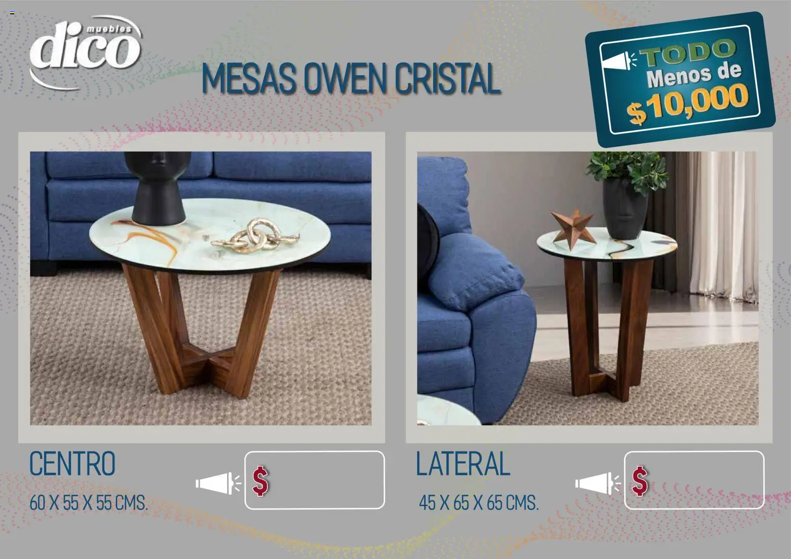 Vista previa las ofertas de la tienda Muebles Dico - Muebles Dico catálogo Todo menos de 10000 Pacifico desde el 09/04/2026 