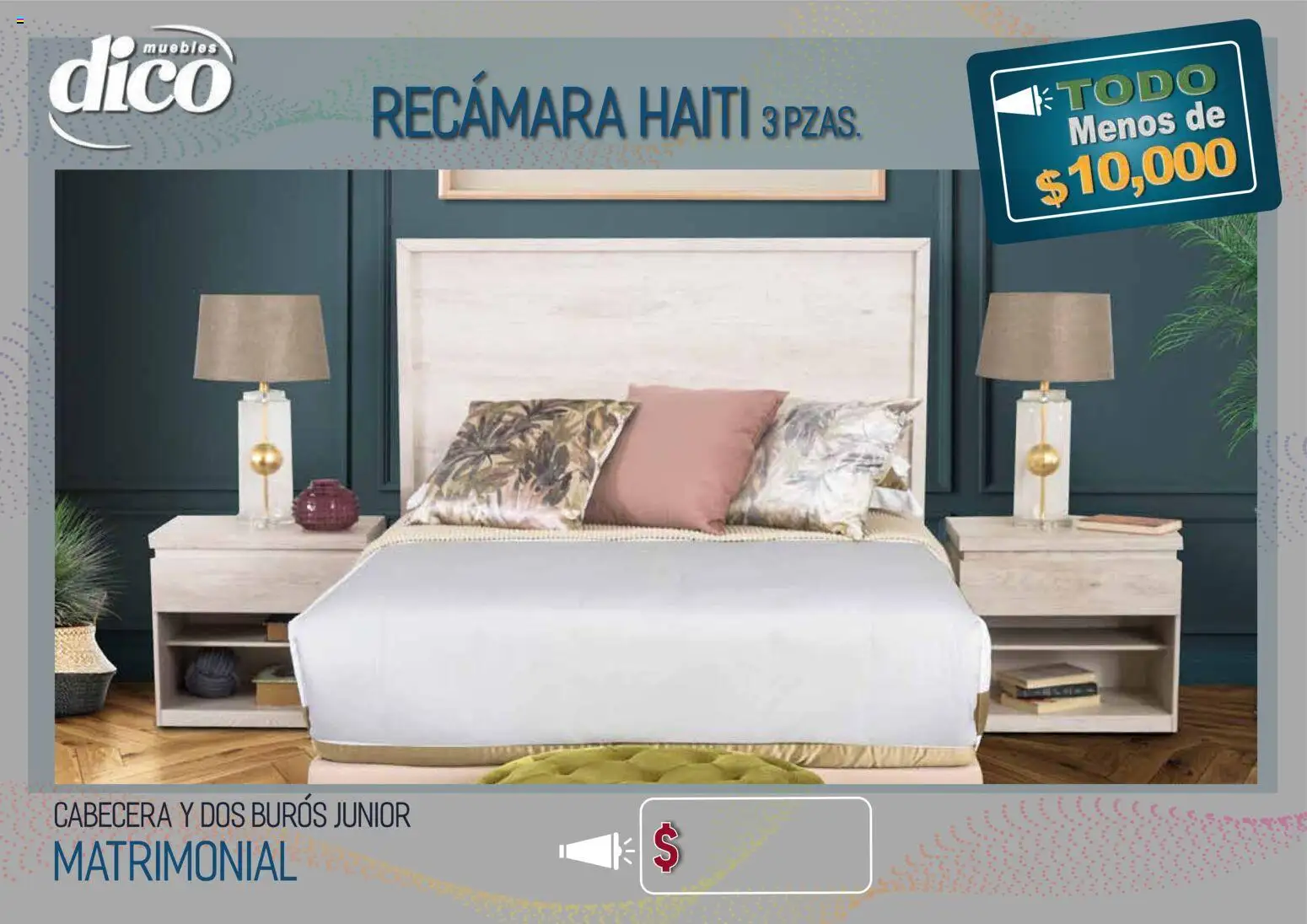 Vista previa las ofertas de la tienda Muebles Dico - Muebles Dico catálogo Todo menos de 10000 Pacifico desde el 09/04/2026 - Cabecera