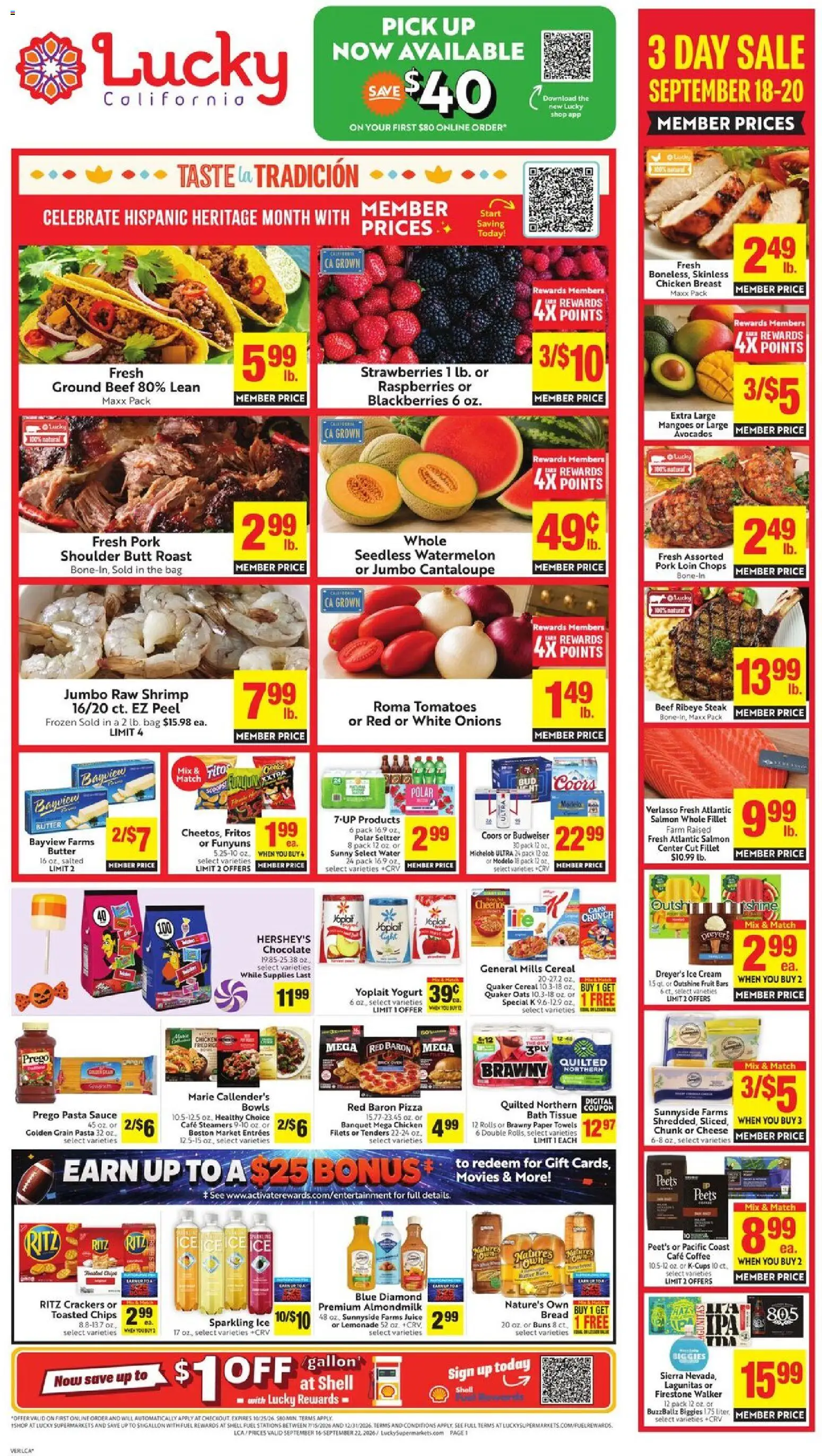 Ad Preview of Lucky Supermarkets Lucky Supermarkets Weekly Ad from 09/16/2026