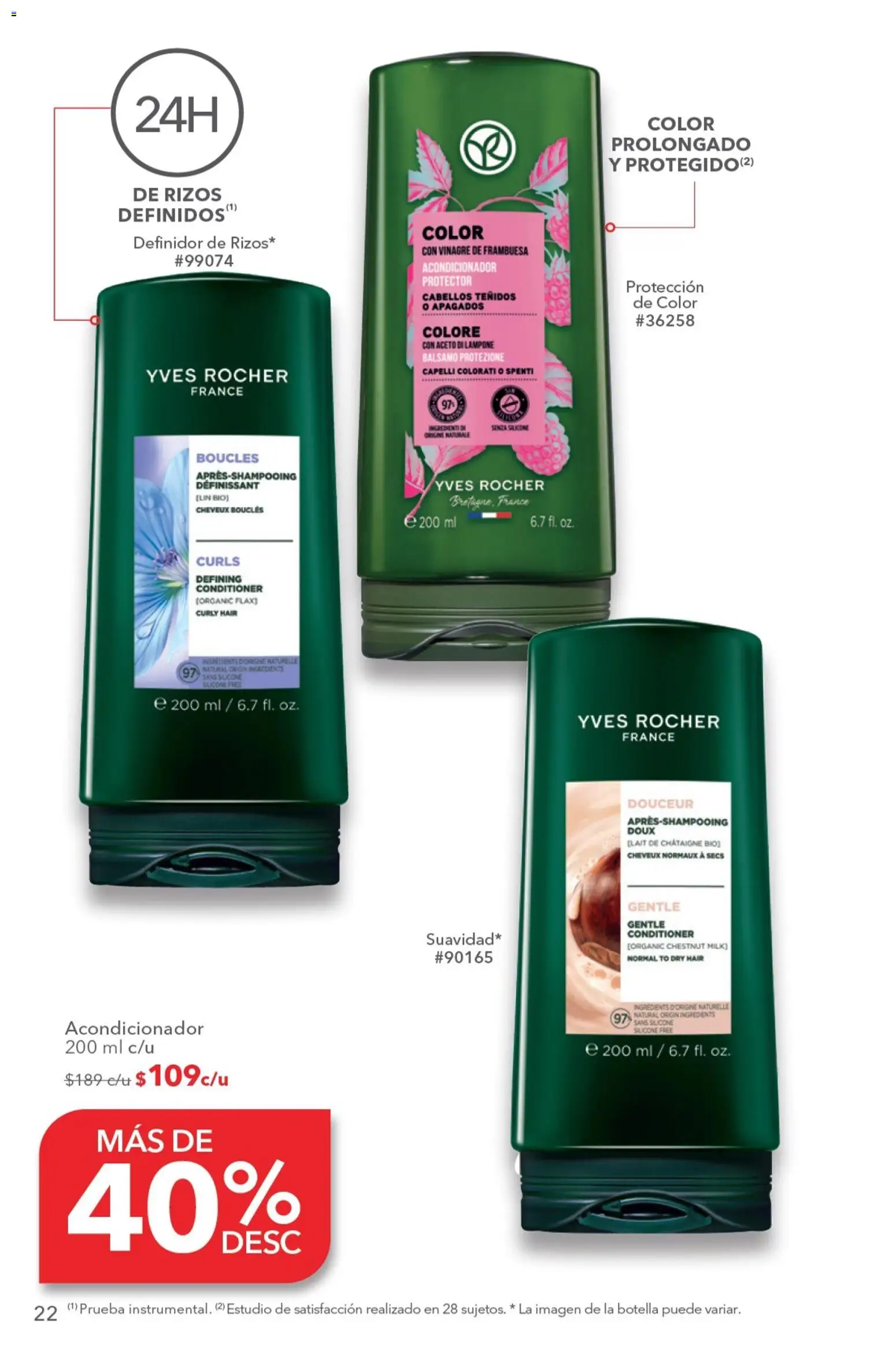 Vista previa las ofertas de la tienda Yves Rocher - Yves Rocher campaña 9 2026 desde el 23/06/2026 - Botella, Vinagre, Acondicionador, Bálsamo