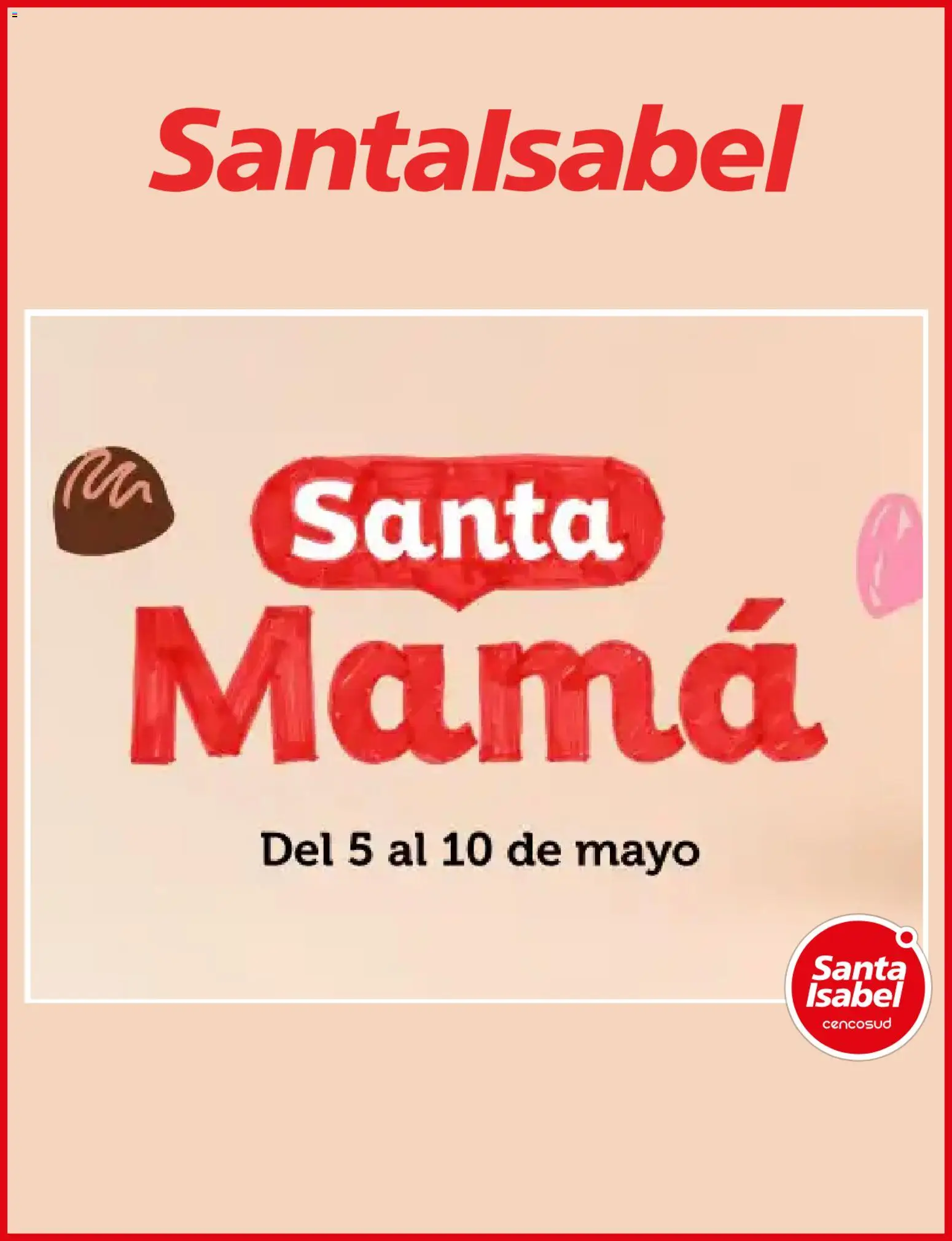 Folleto de la tienda Santa Isabel válido desde el 04.05.2026 