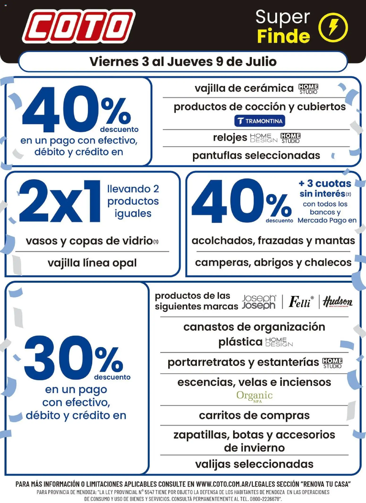 Vista previa del folleto de la tienda Coto válido desde el 03/07/2026 