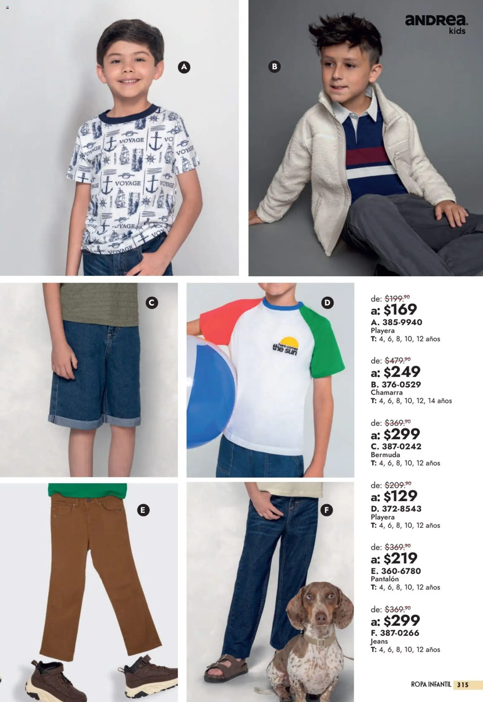 Vista previa las ofertas de la tienda Andrea - Andrea catálogo Outlet desde el 13/09/2026 