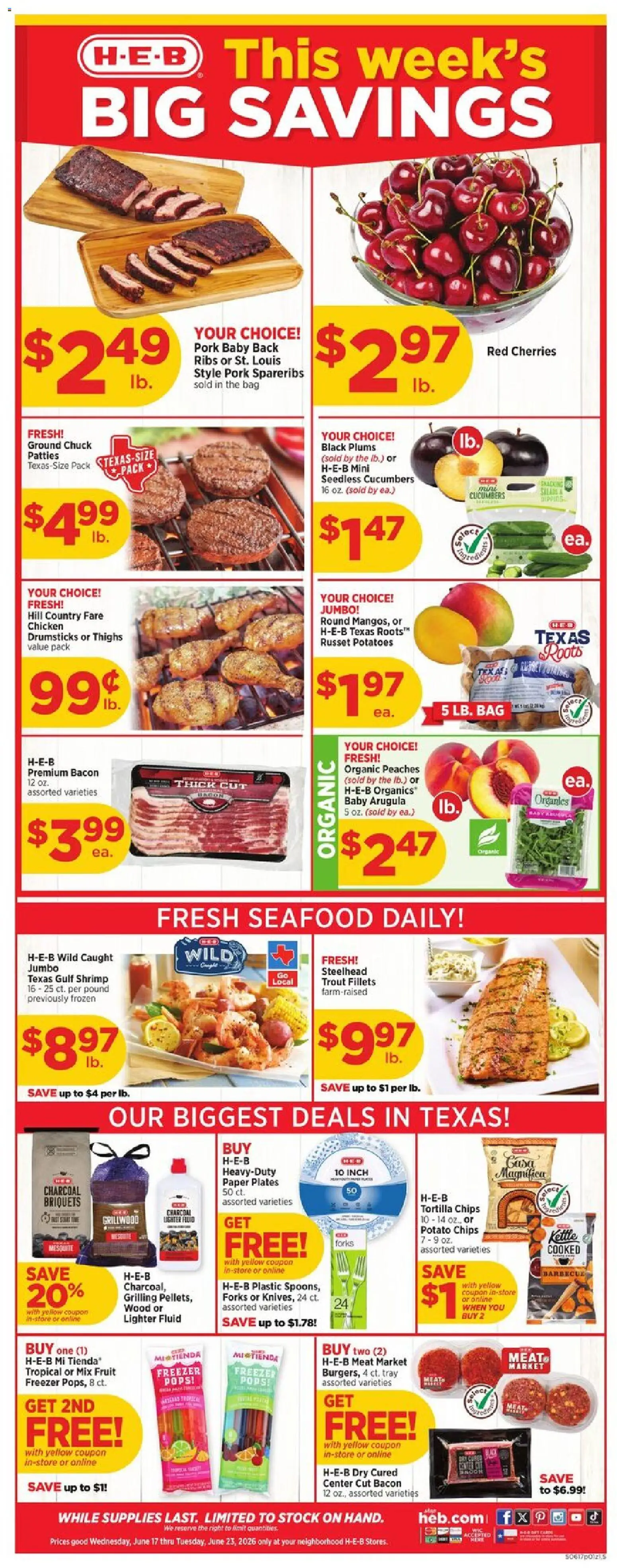 Ad Preview of H-E-B H-E-B Weekly Ad from 06/17/2026