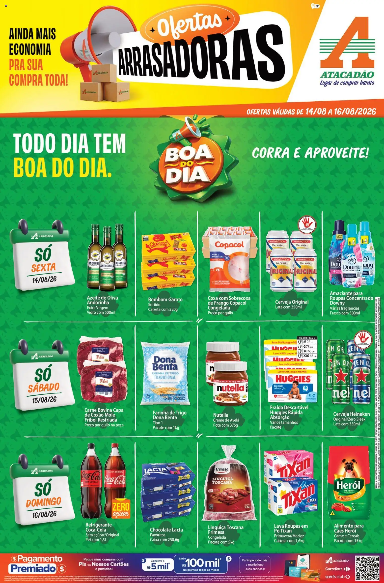 Pré-Visualização do folheto "Atacadão ofertas - SP" da loja Atacadão válido a partir de 14/08/2026
