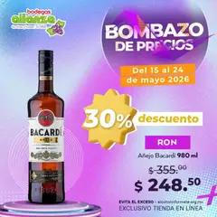Vista previa las ofertas de la tienda Bodegas Alianza - Bodegas Alianza catálogo Bombazo de Precios desde el 15/05/2026 