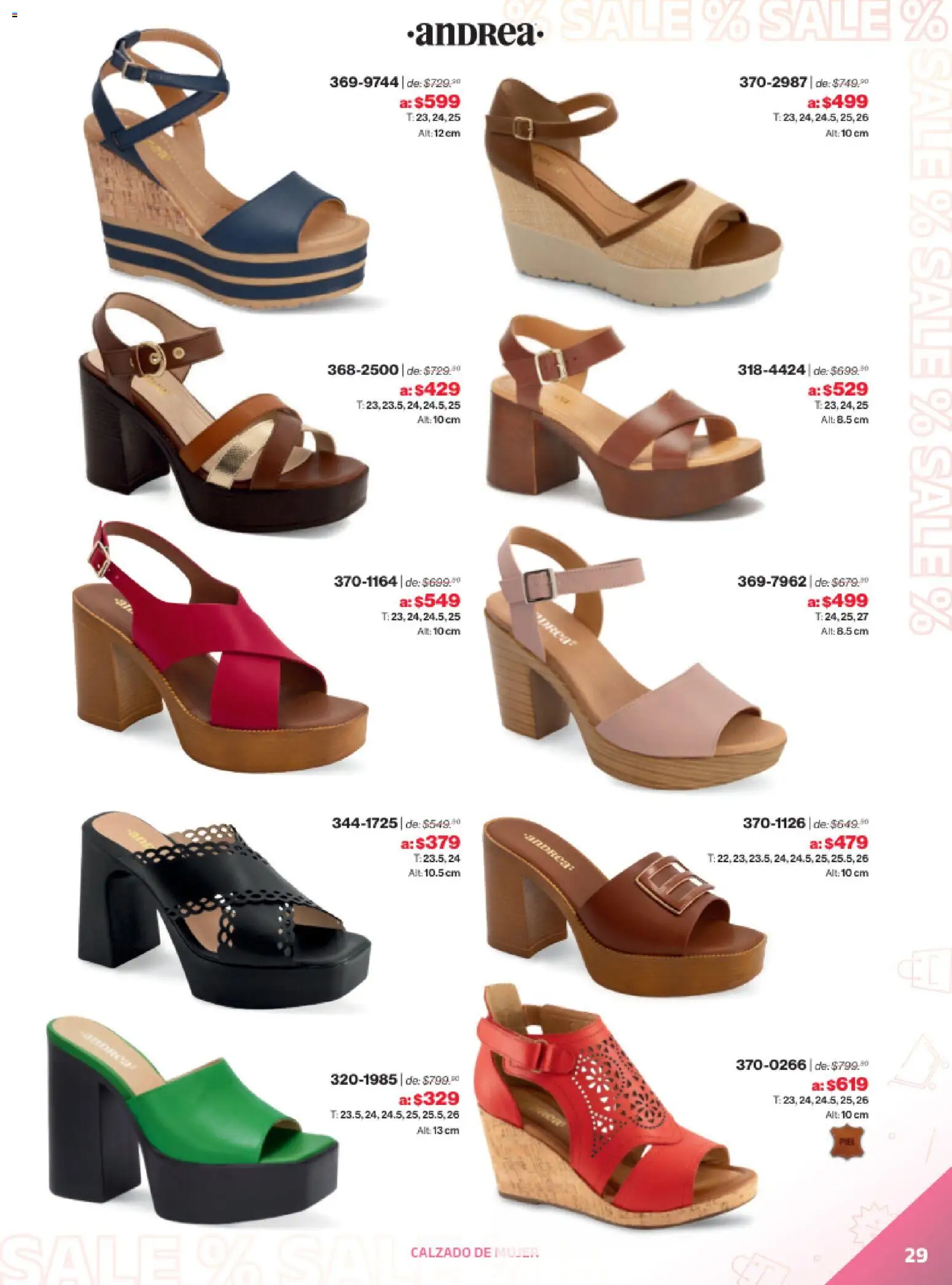 Vista previa las ofertas de la tienda Andrea - Catálogo Outlet desde el 21/12/2025 - Sal
