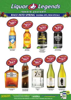Preview of catalogue Liquor Legends catalogue Deception Bay from shop Liquor Legends valid 21/10/2026