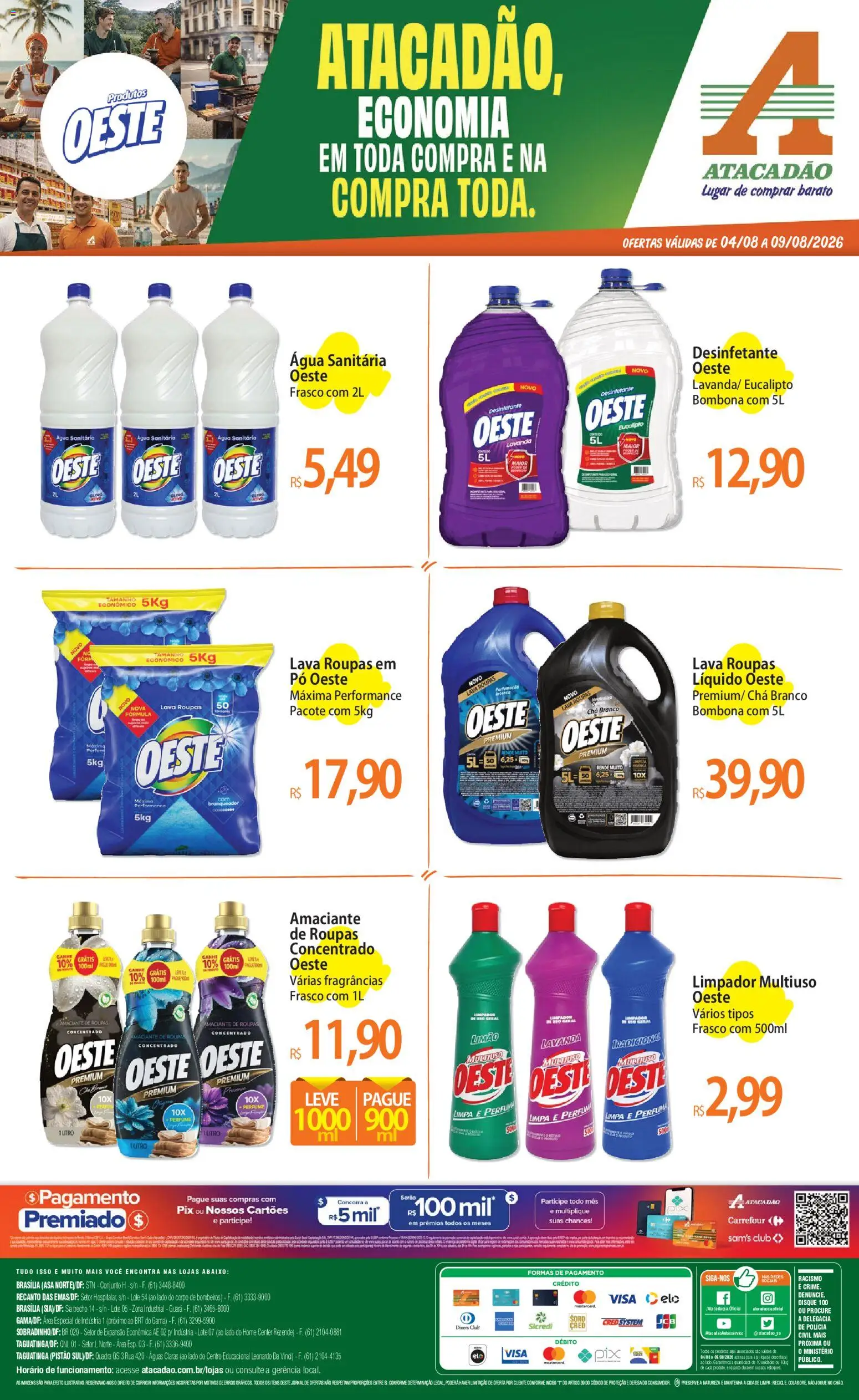 Pré-Visualização do folheto "Atacadão ofertas - DF" da loja Atacadão válido a partir de 04/08/2026