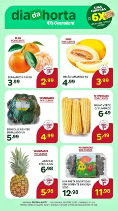 Pré-Visualização do folheto "Supermercado Guanabara - Ofertas da semana" da loja Supermercado Guanabara válido a partir de 30/06/2026