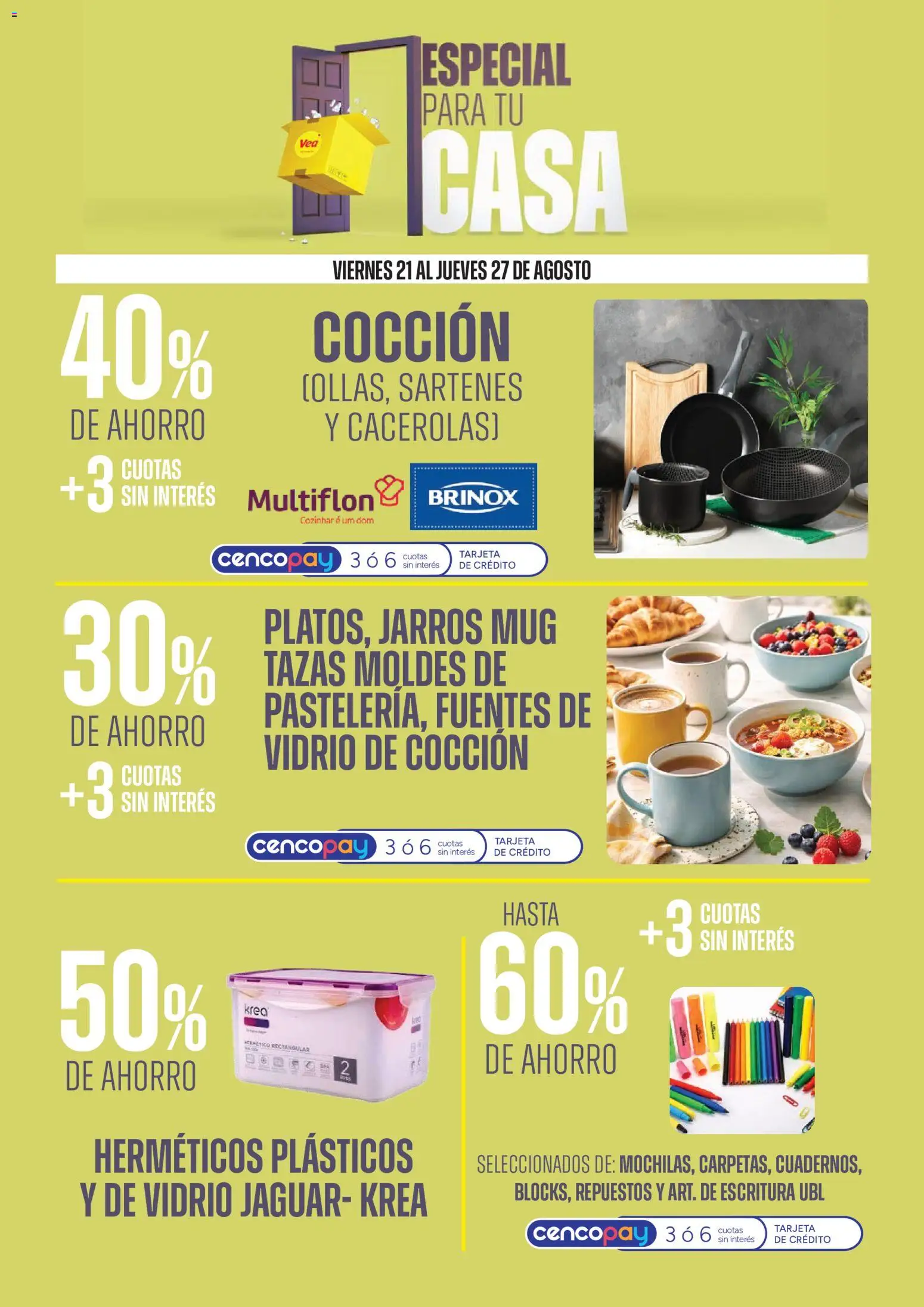 Vista previa del folleto de la tienda Vea válido desde el 21/08/2026 