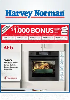 Preview of catalogue Harvey Norman Great Deals on Kitchen Appliances from shop Harvey Norman valid 30 Jul 2026
