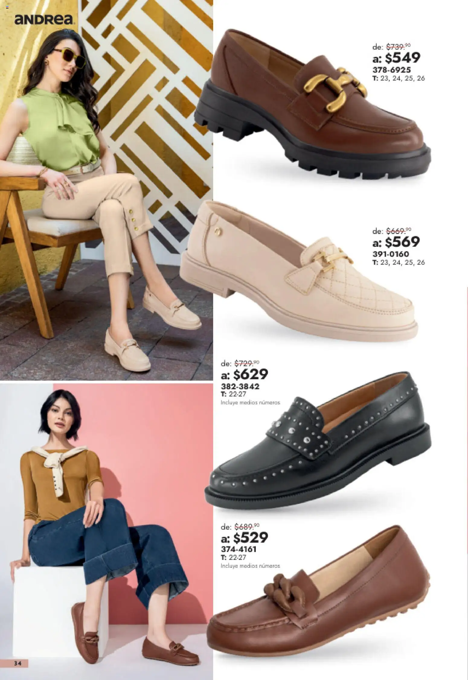 Vista previa las ofertas de la tienda Andrea - Andrea catálogo Outlet desde el 26/07/2026 