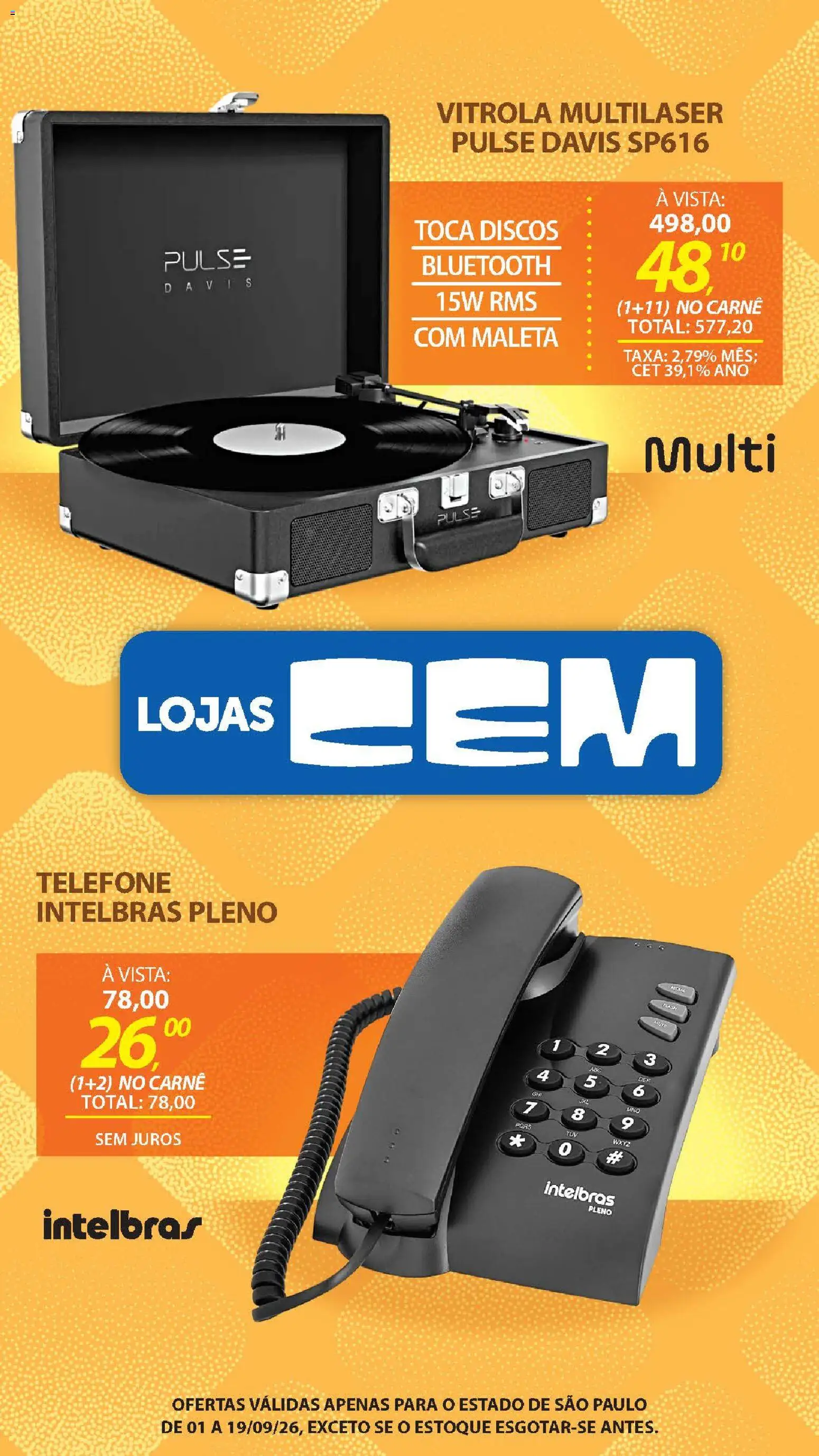 Ofertas Lojas Cem até 19/09/2026. - Página 84