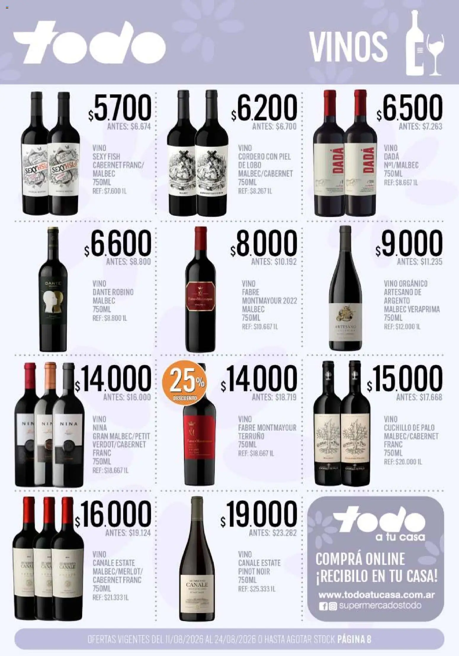 Vista previa del folleto de la tienda Supermercados TODO válido desde el 11/08/2026 