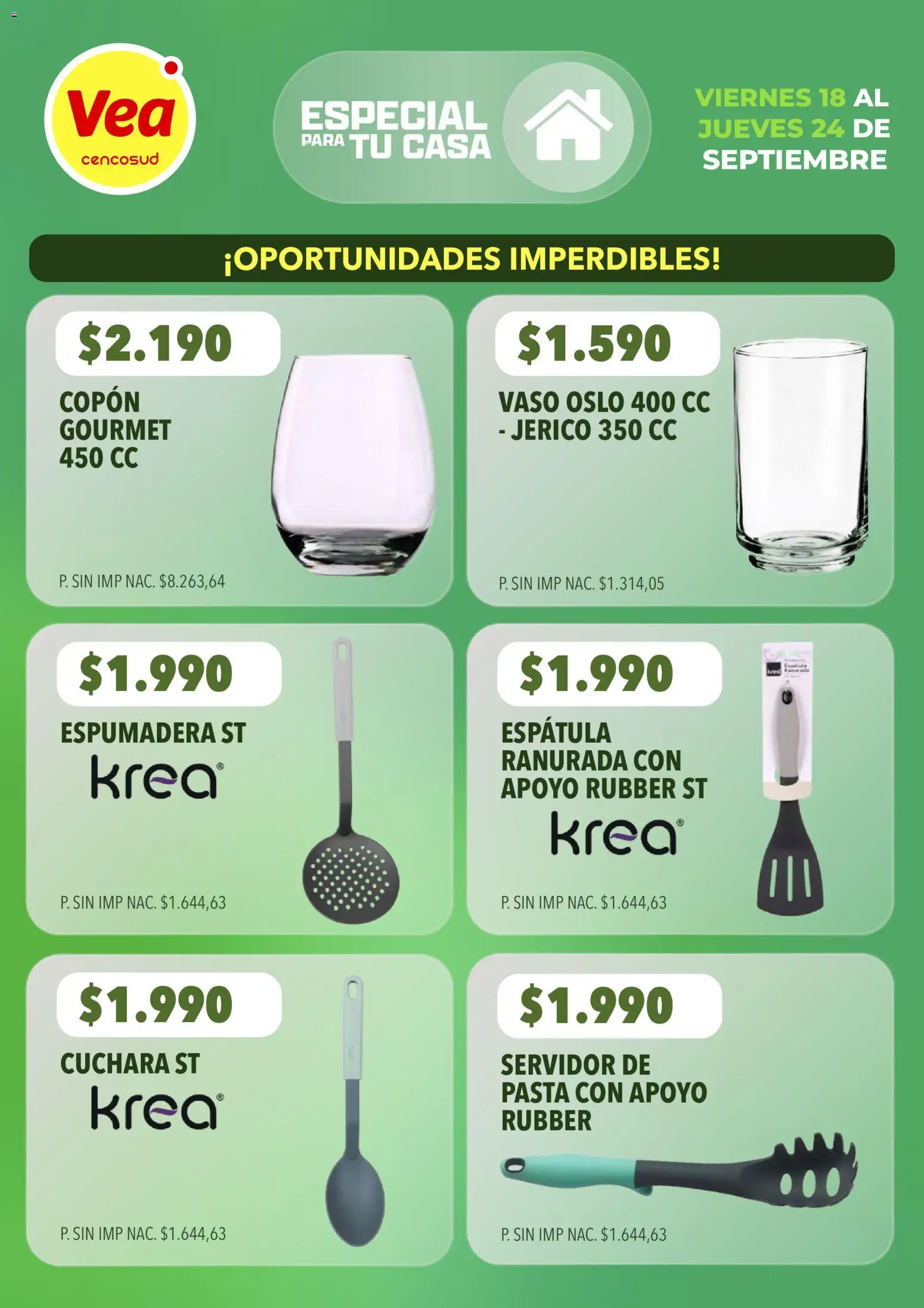 Vista previa del folleto de la tienda Vea válido desde el 18/09/2026 