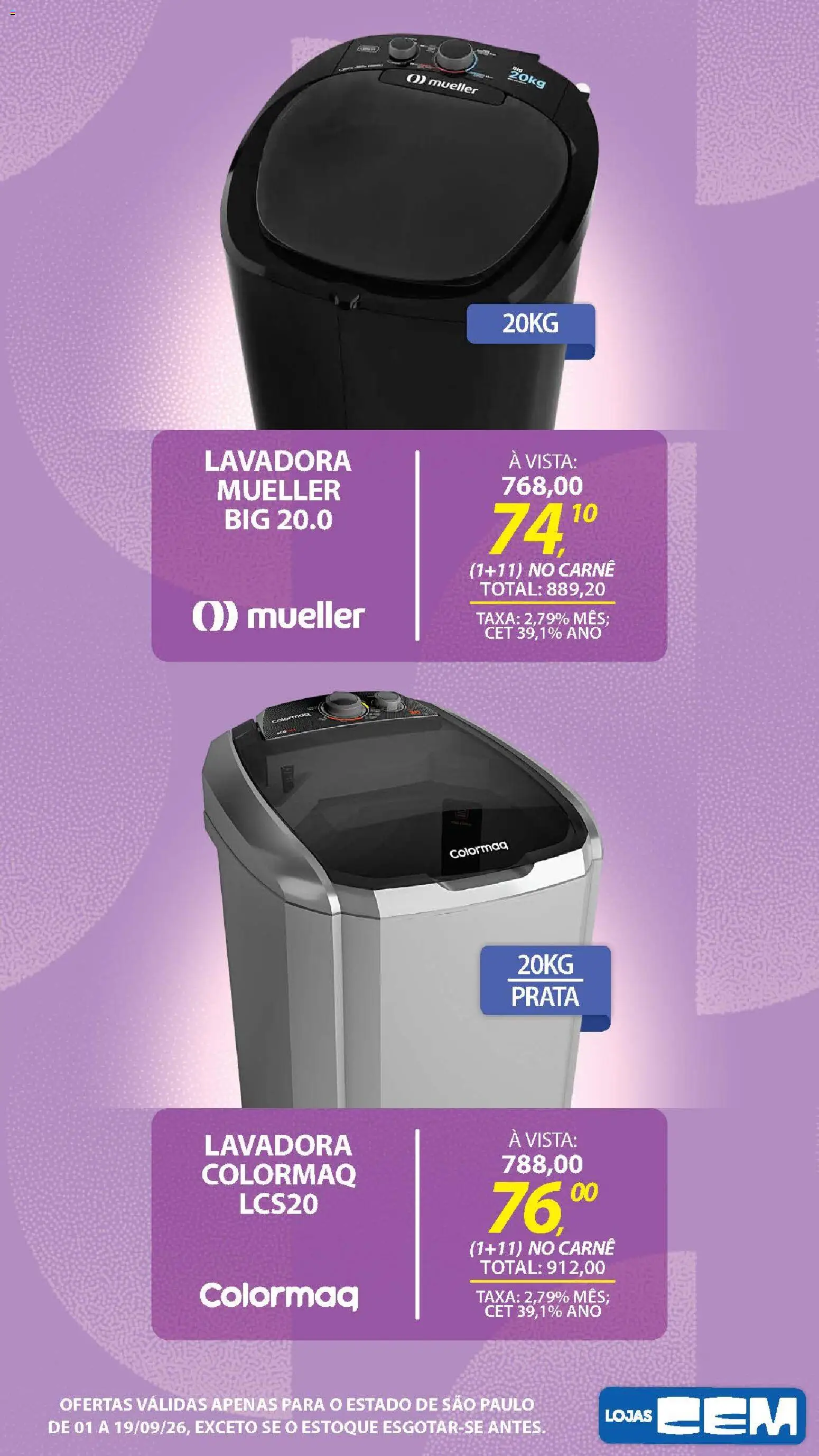 Ofertas Lojas Cem até 19/09/2026. - Página 39