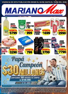 Vista previa del folleto de la tienda Mariano Max válido desde el 02/06/2026 