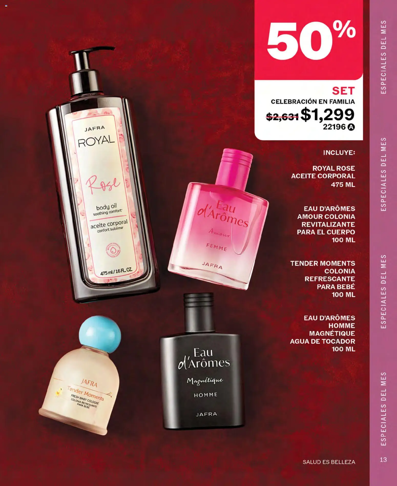 Vista previa las ofertas de la tienda JAFRA - JAFRA catálogo desde el 01/10/2026 - Agua, Perfume, Aceite, Body, Aceite corporal, Agua de tocador