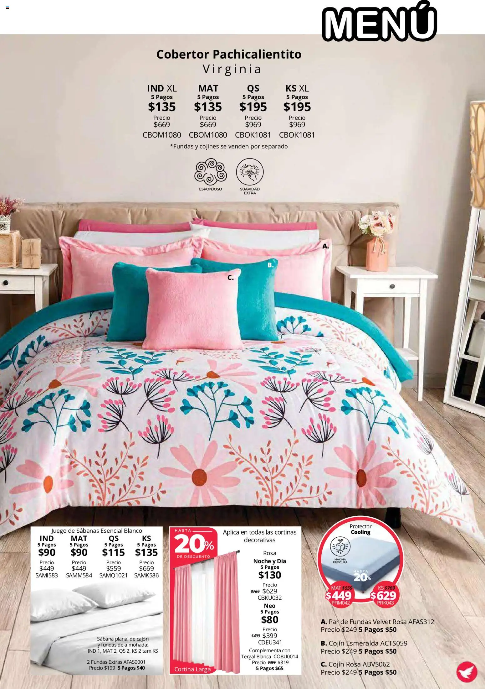 Vista previa las ofertas de la tienda Colchas Concord - Colchas Concord catálogo Colección Cobertor Calor de Hogar desde el 15/10/2026 