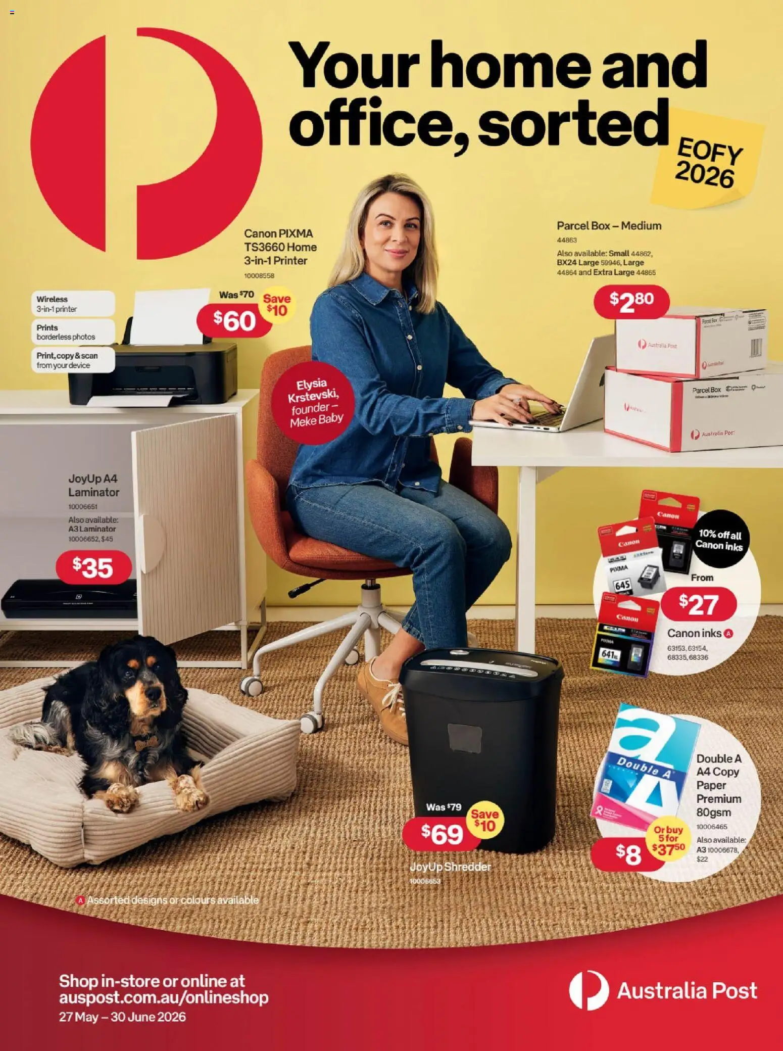 Preview of catalogue Australia Post catalogue from shop Australia Post valid 27/05/2026