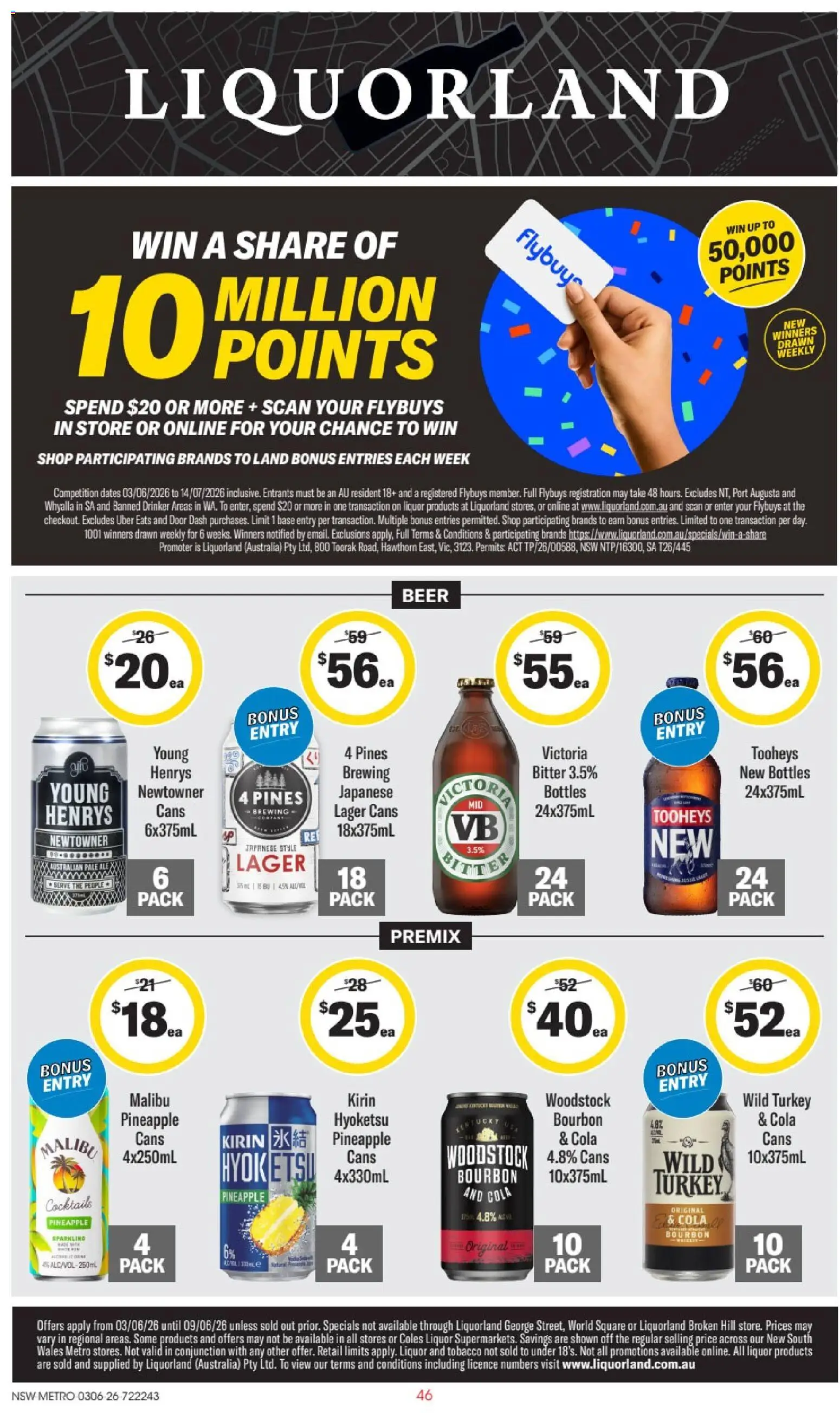 Preview of catalogue Liquorland catalogue NSW from shop Liquorland valid 03/06/2026