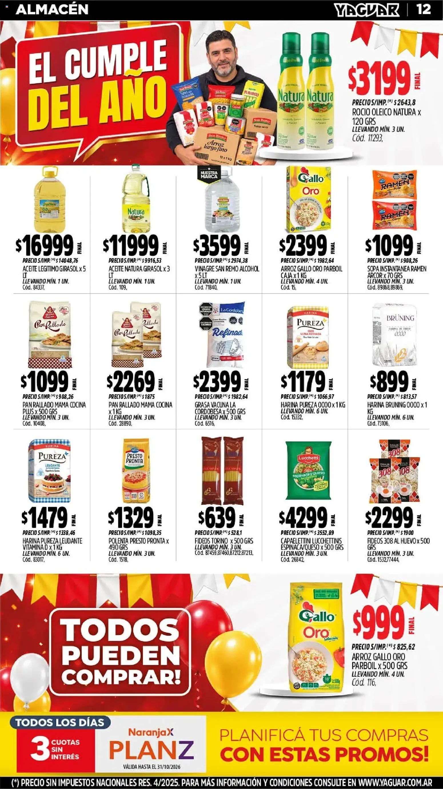 Vista previa del folleto de la tienda Yaguar válido desde el 12/10/2026 