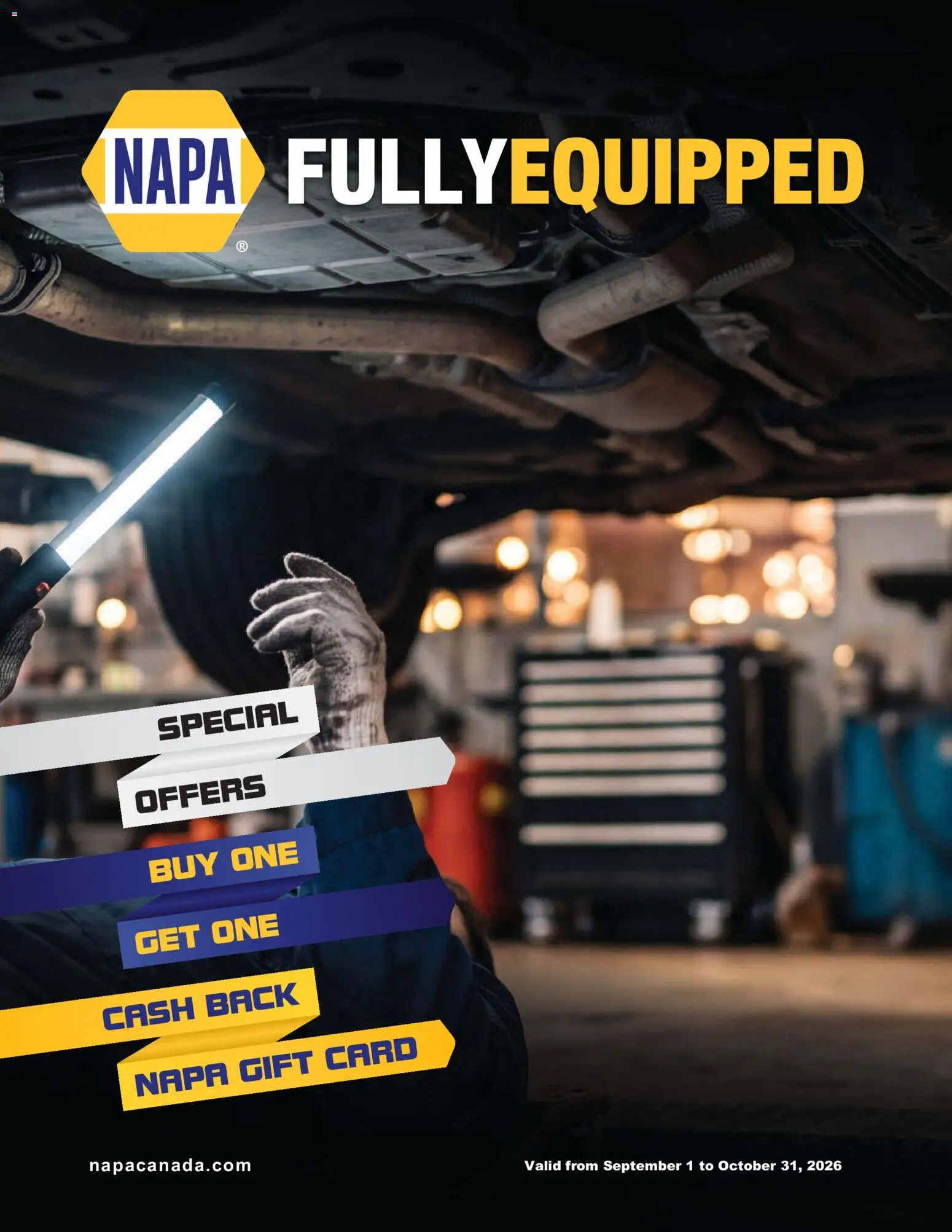Preview of leaflet NAPA Auto Parts flyer - Fully Equipped September-October 2026 from shop NAPA Auto Parts is valid from Sep 01, 2026