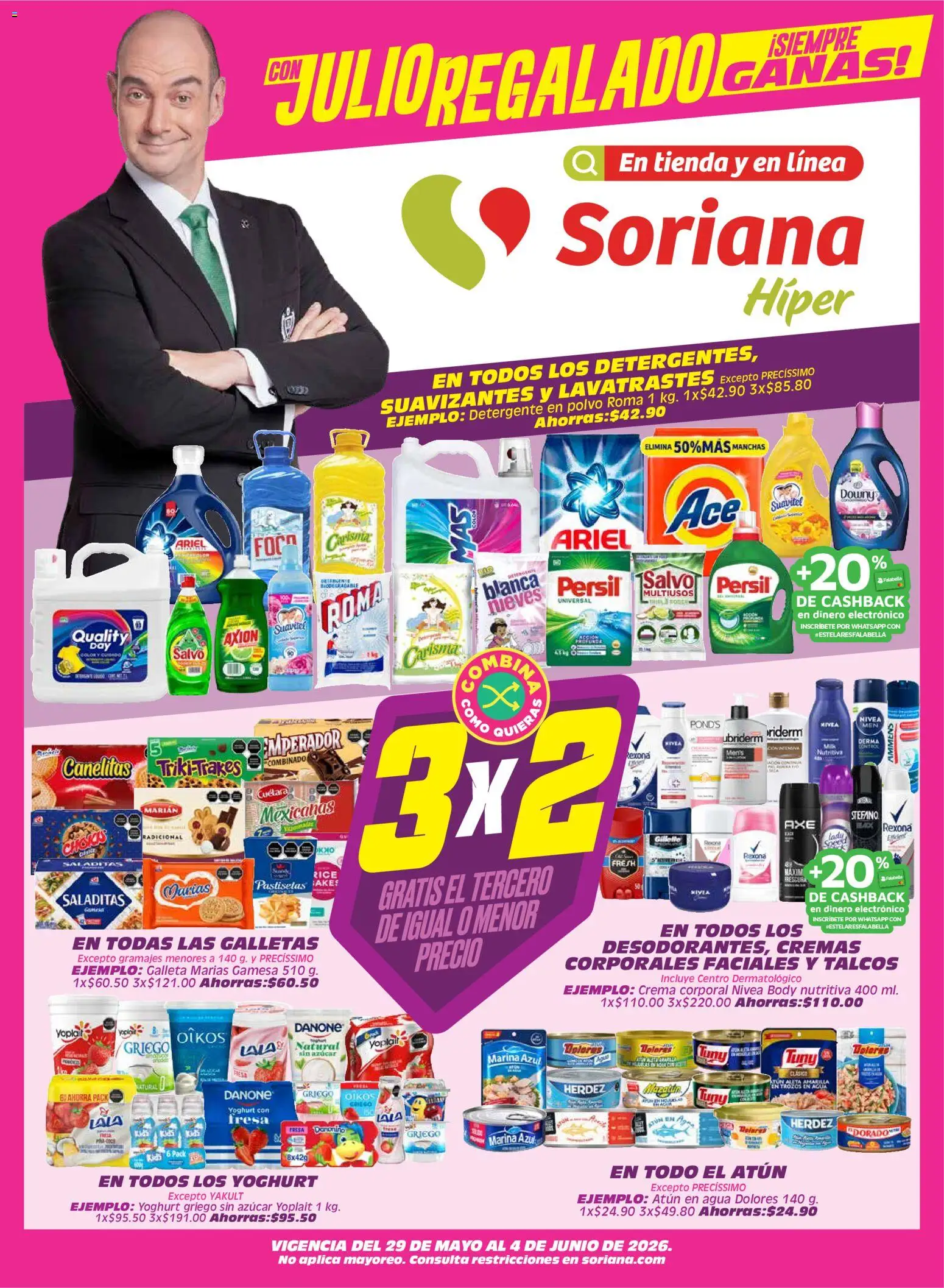 Vista previa las ofertas de la tienda Soriana - Soriana folleto desde el 29/05/2026 
