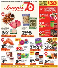 Un aperçu du dépliant Longo's weekly flyer / circulaire du magasin Longo's est valide à partir 7 mai 2026