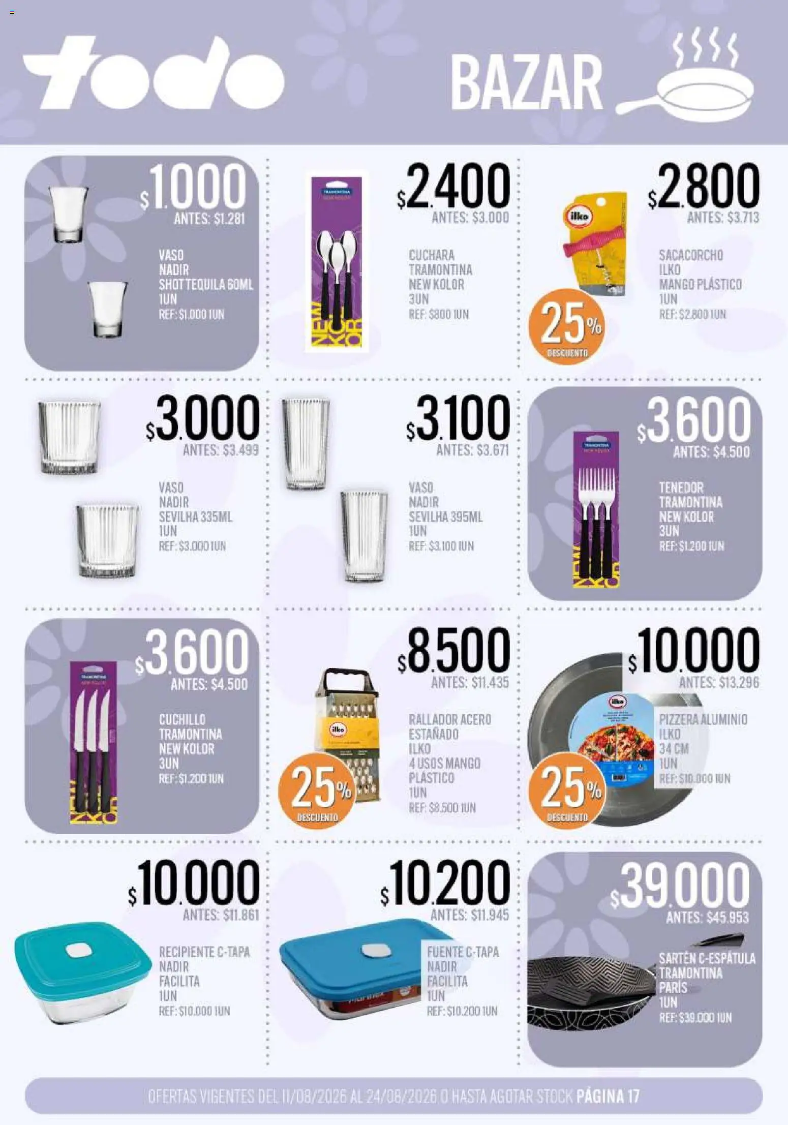 Vista previa del folleto de la tienda Supermercados TODO válido desde el 11/08/2026 