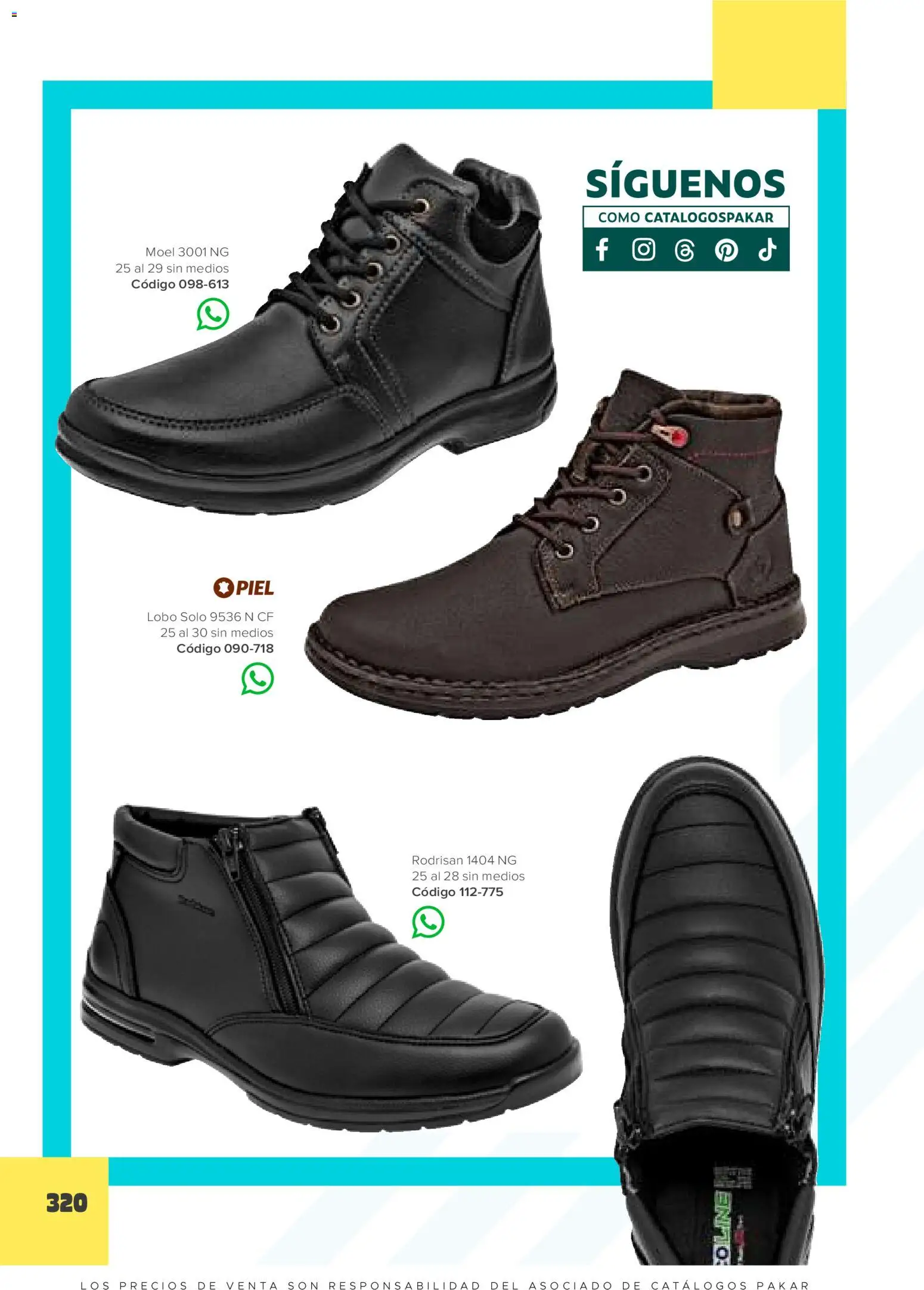 Vista previa las ofertas de la tienda SC Pakar - Catálogo Hombre desde el 30/01/2026 