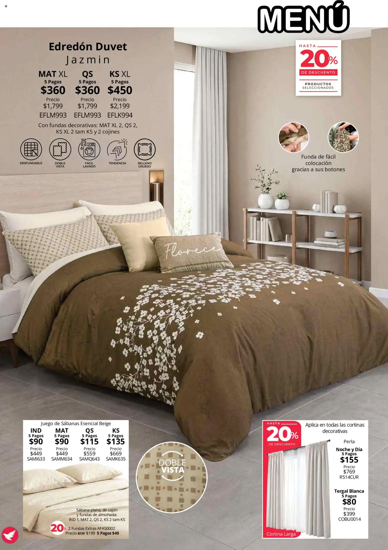 Vista previa las ofertas de la tienda Colchas Concord - Colchas Concord catálogo desde el 01/08/2026 - Juego, Almohada, Sabanas, Cortinas, Funda