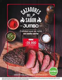  Vista previa del prospecto Jumbo catálogo Cazadores del sabor del almacen Jumbo válida del 20/10/2026 al 02/11/2026