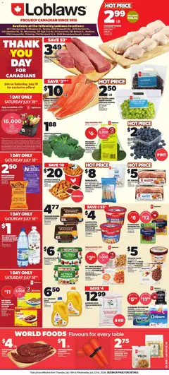 Preview of leaflet Loblaws weekly flyer / circulaire from shop Loblaws is valid from Jul 16, 2026