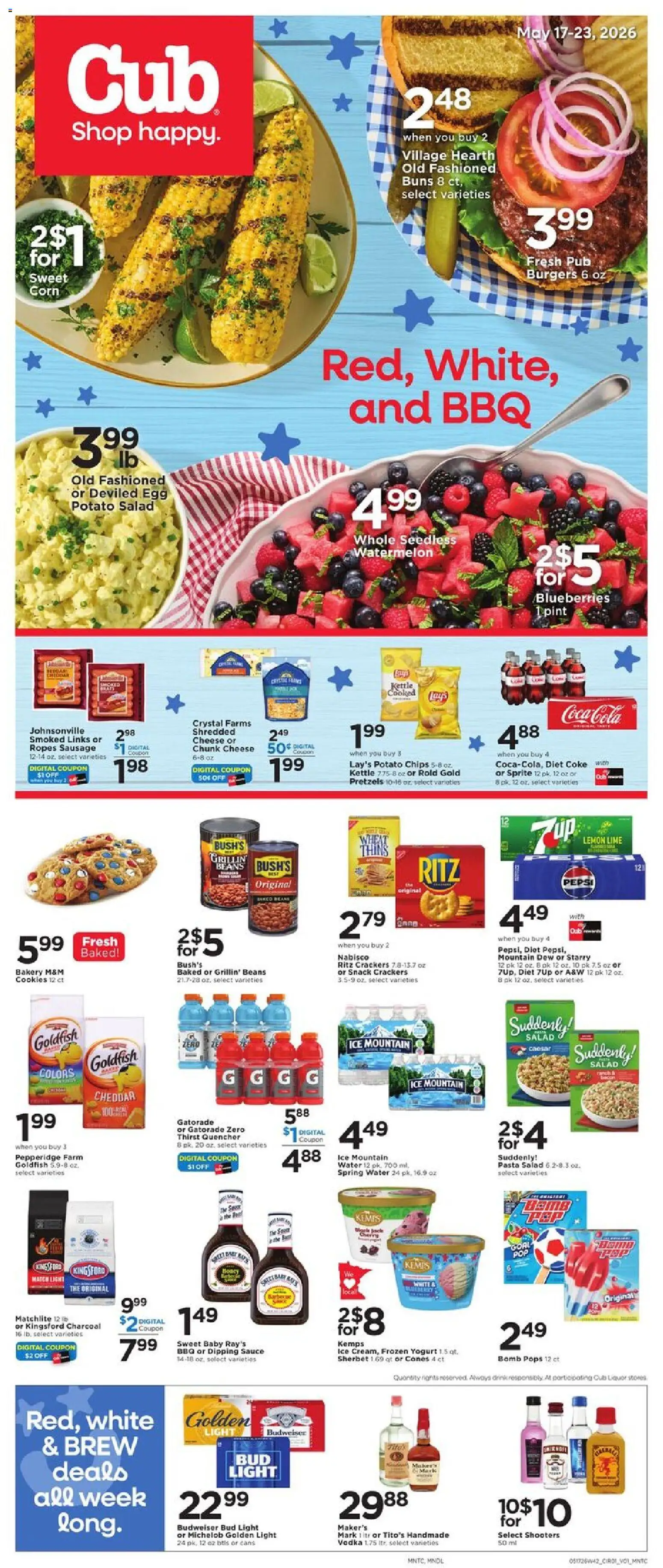 Ad Preview of Cub Foods Cub Foods Weekly Savings - MN from 05/17/2026