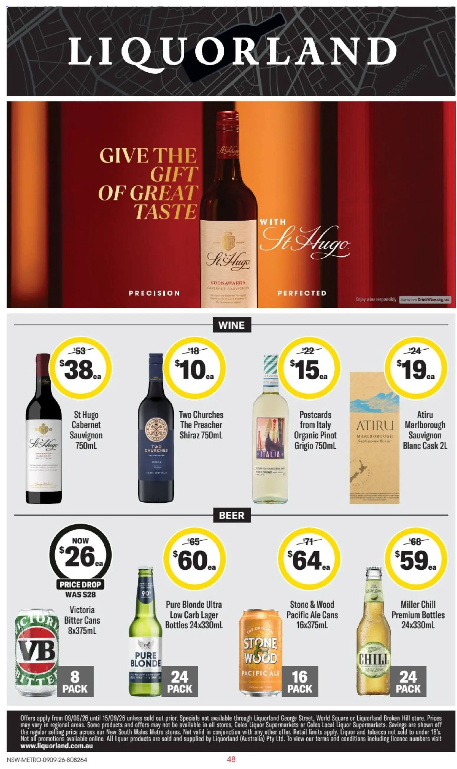 Preview of catalogue Liquorland catalogue from shop Liquorland valid 09/09/2026