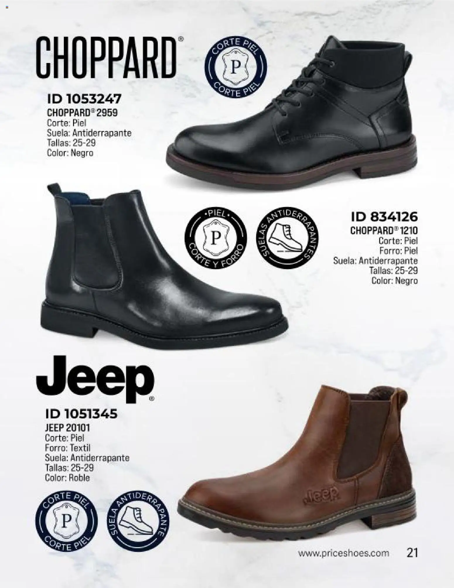 Vista previa las ofertas de la tienda Price Shoes - Catálogo Mini otoño / invierno desde el 27/11/2025 