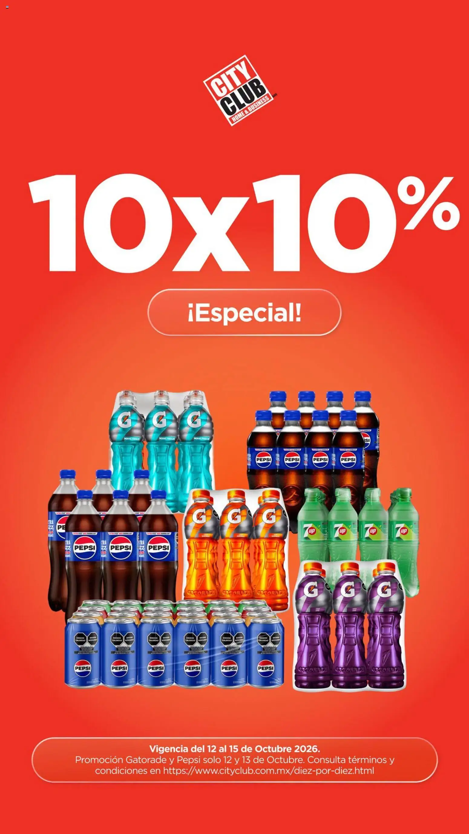 Vista previa las ofertas de la tienda City Club - City Club catálogo Hoy tu negocio se surte desde el 12/10/2026 
