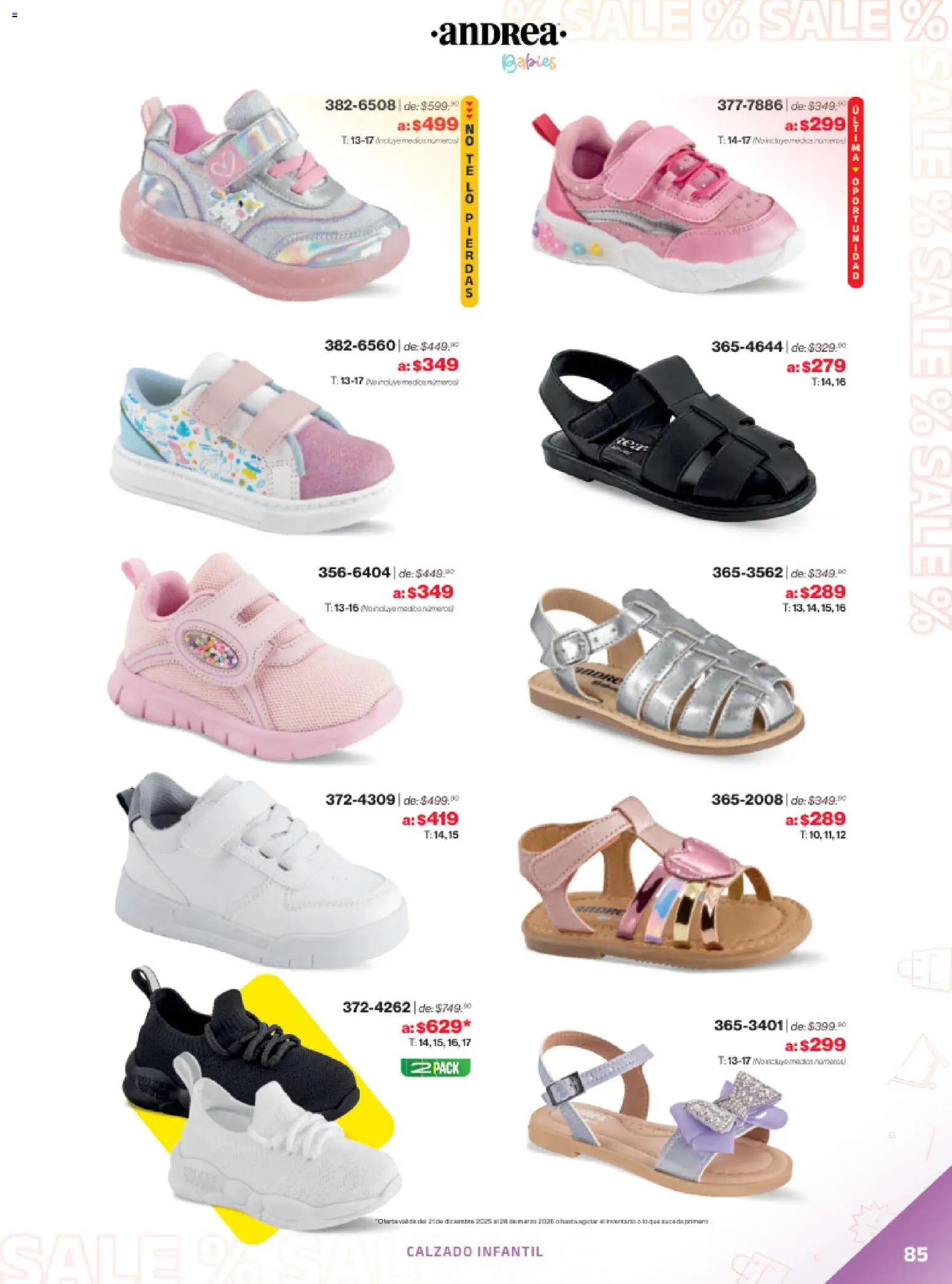 Vista previa las ofertas de la tienda Andrea - Catálogo Outlet desde el 21/12/2025 
