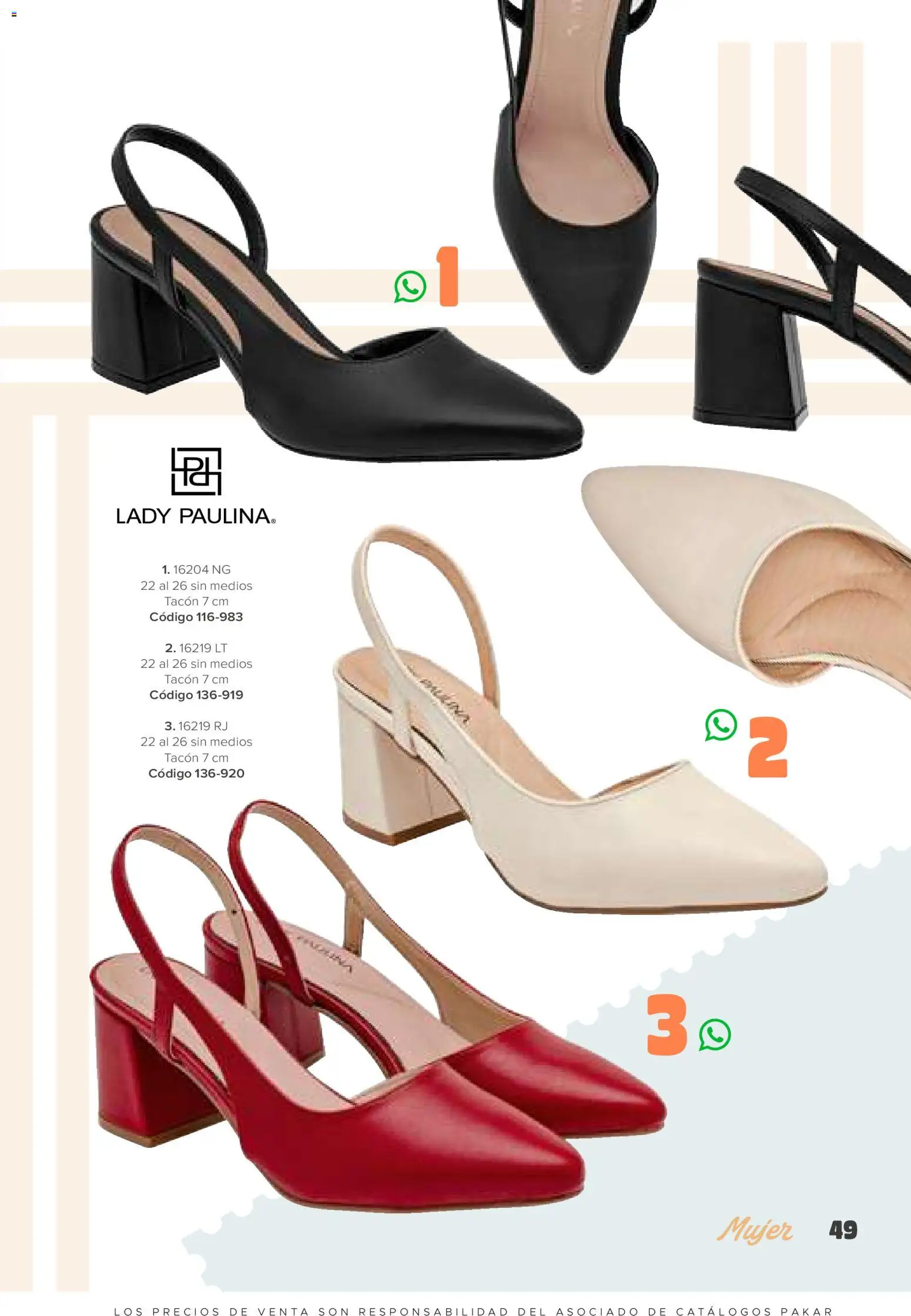 Vista previa las ofertas de la tienda SC Pakar - Catálogo Mujer desde el 30/01/2026 