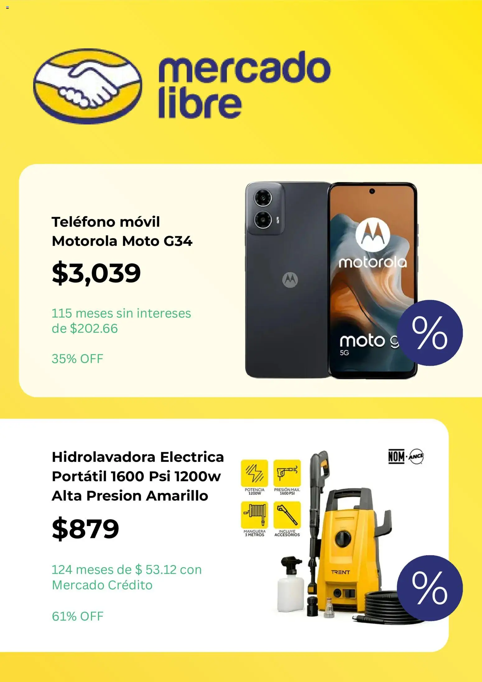 Vista previa las ofertas de la tienda Mercado Libre - Mercado Libre catálogo desde el 24/10/2026 
