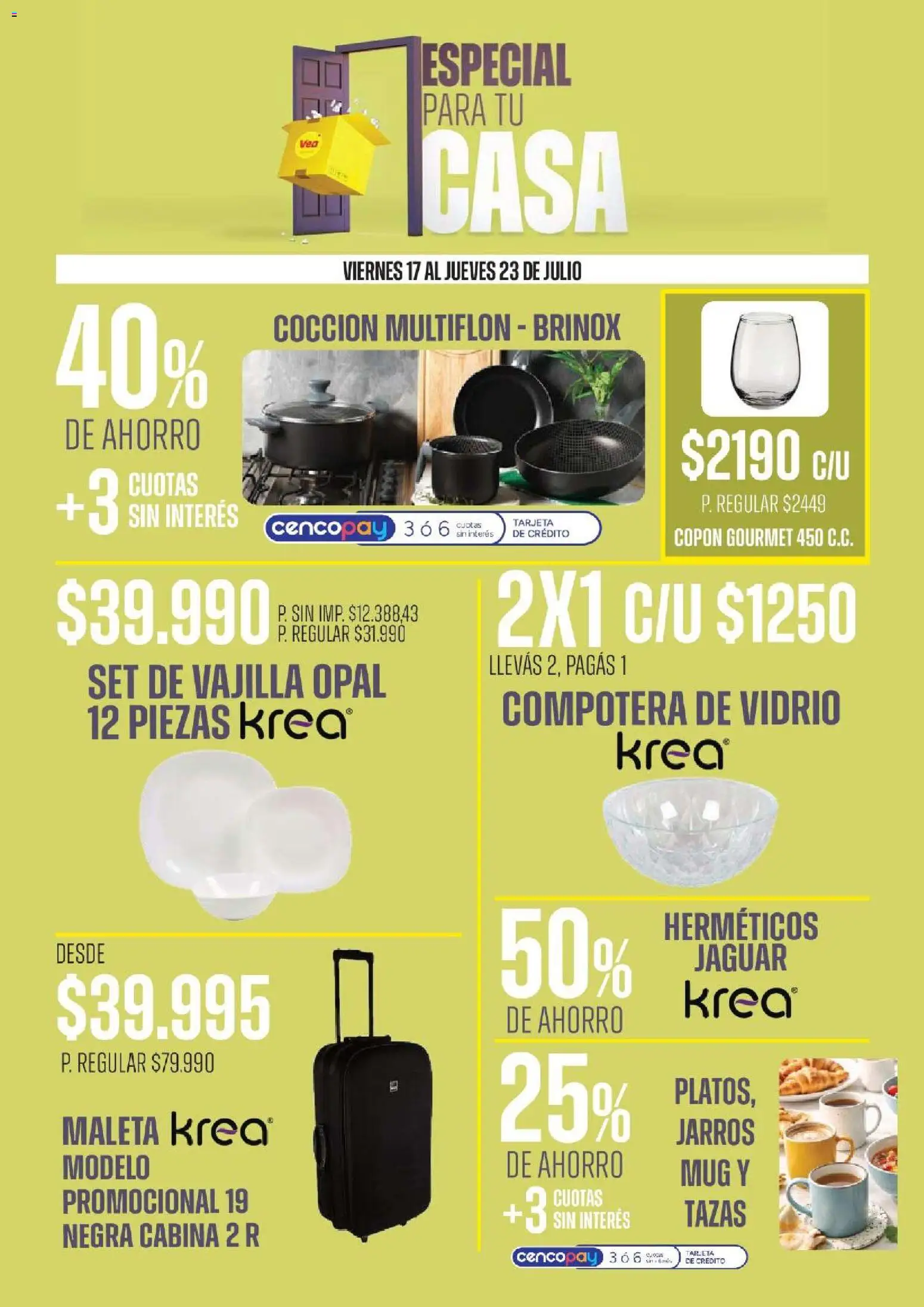 Vista previa del folleto de la tienda Vea válido desde el 17/07/2026 